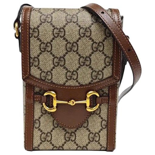 Handle Horsebit 1955 leather mini bag