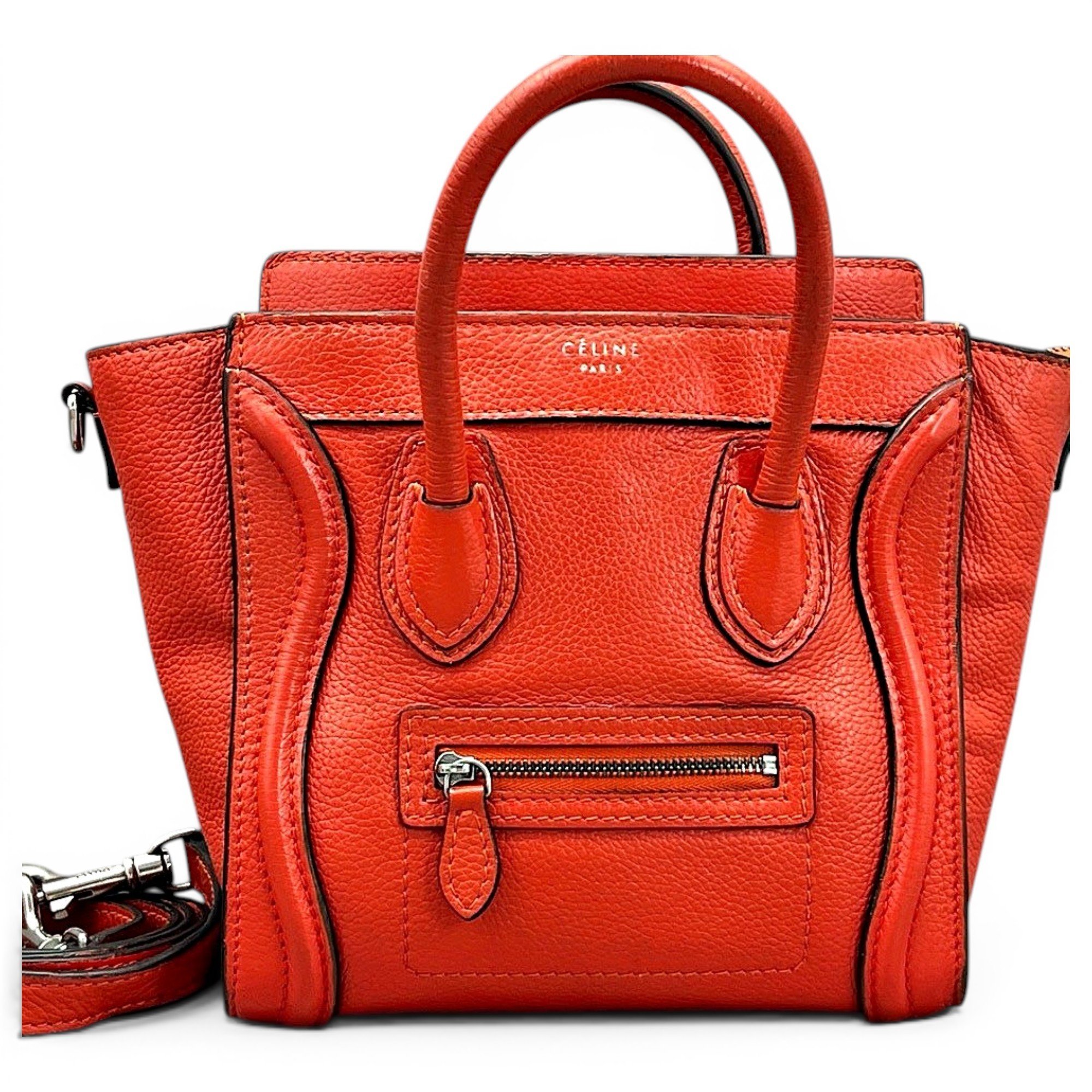 Nano Luggage leather handbag