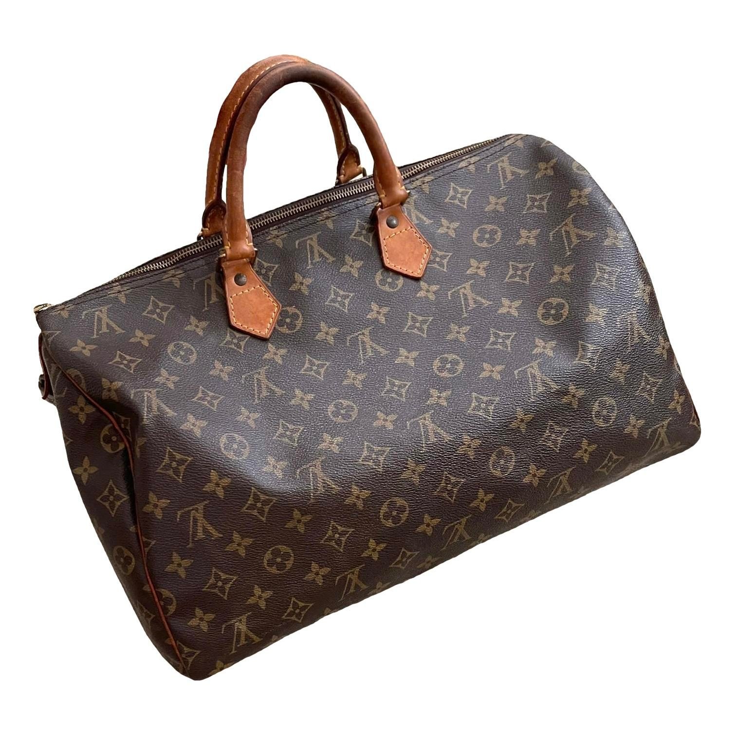 Speedy leather handbag