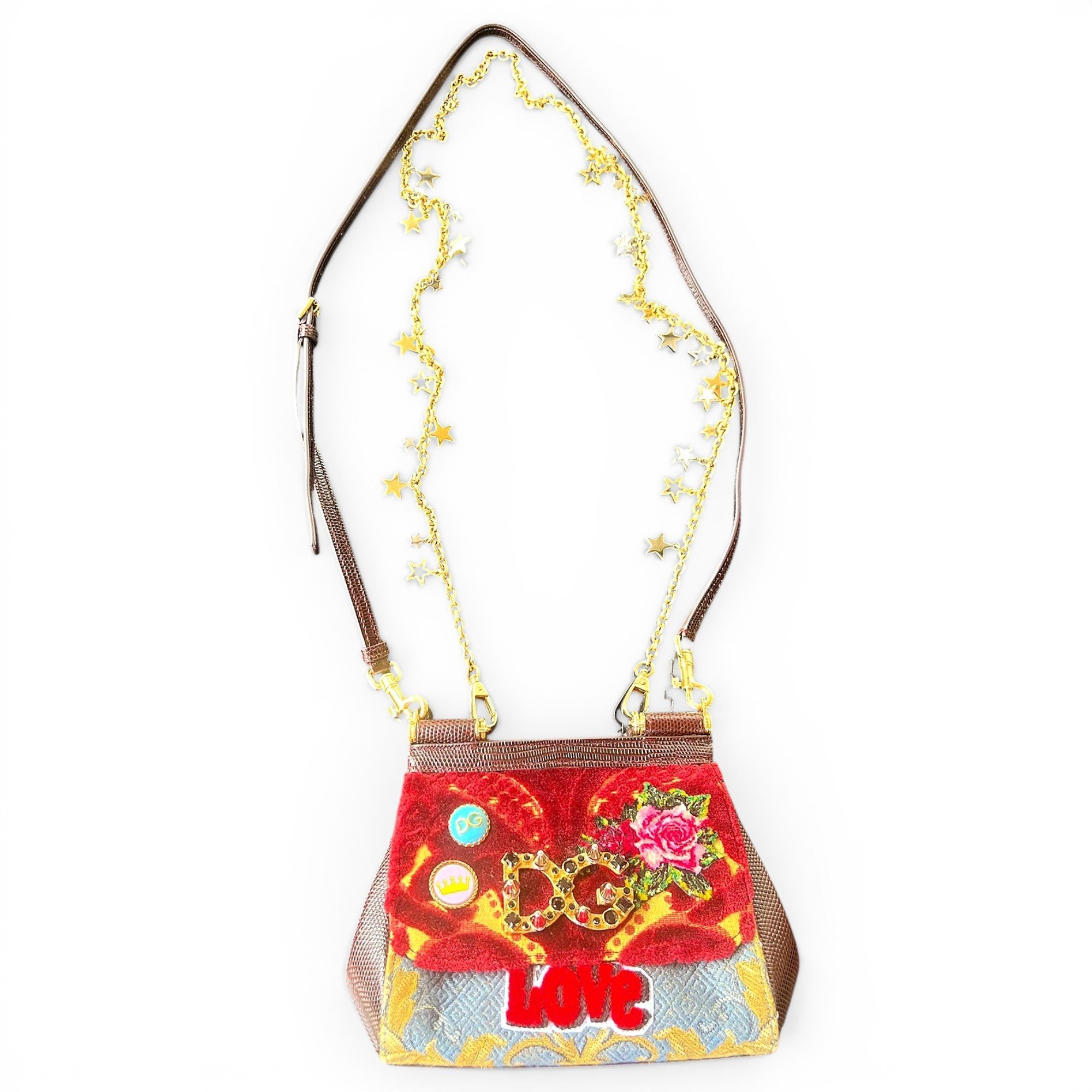 Sicily velvet handbag