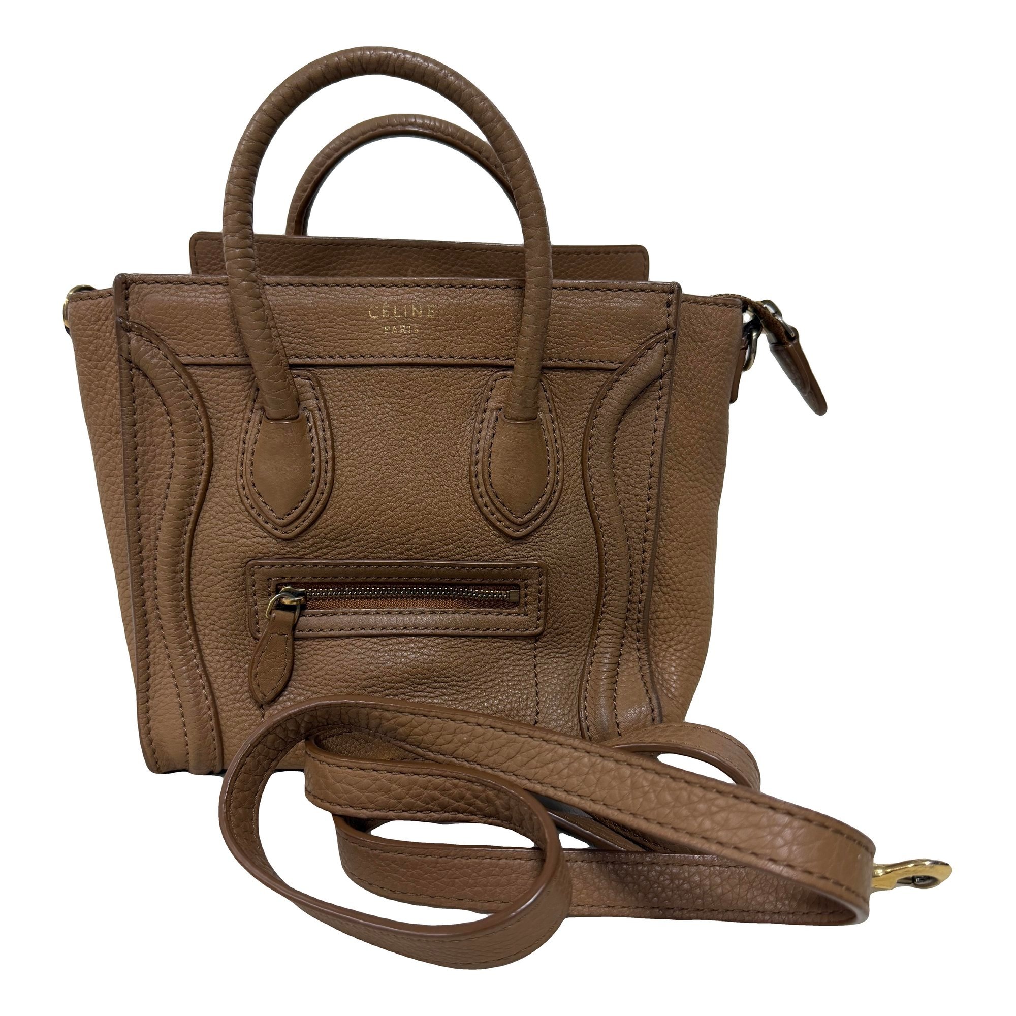 Nano Luggage leather handbag