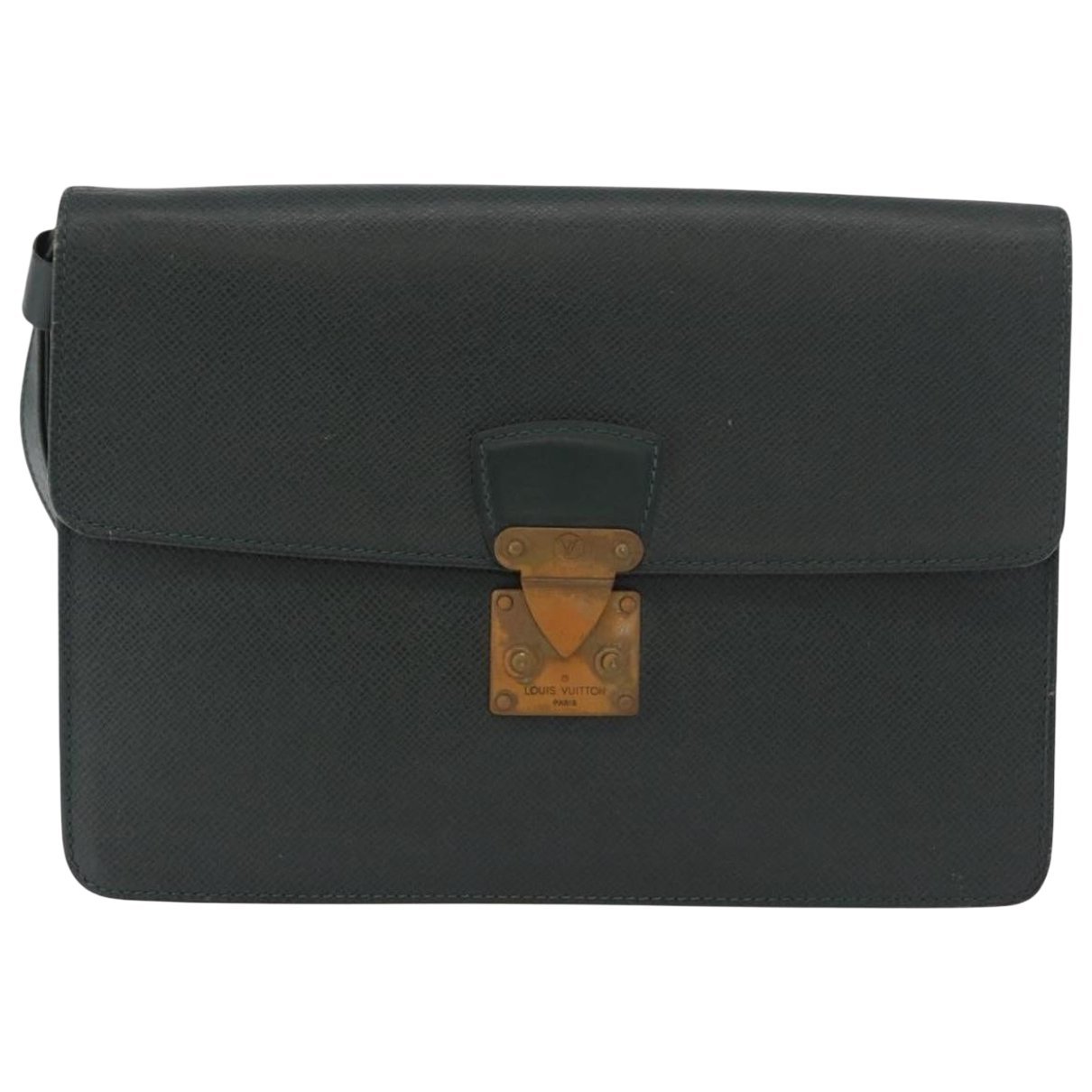Kourad leather clutch bag