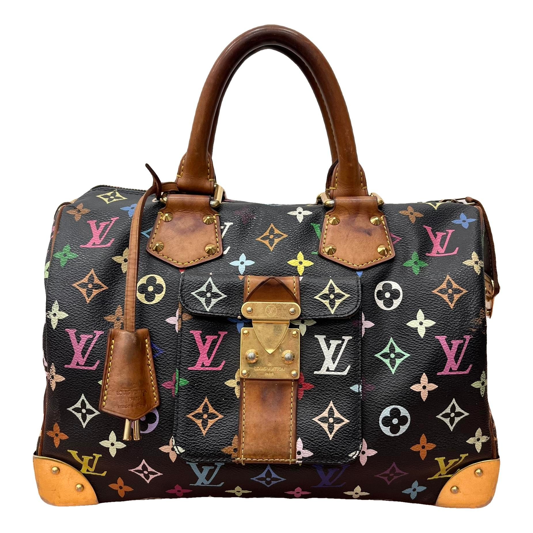 Speedy leather handbag