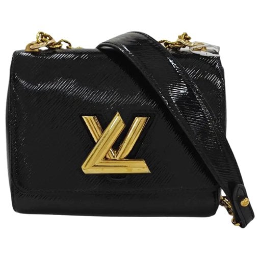 Twist leather handbag