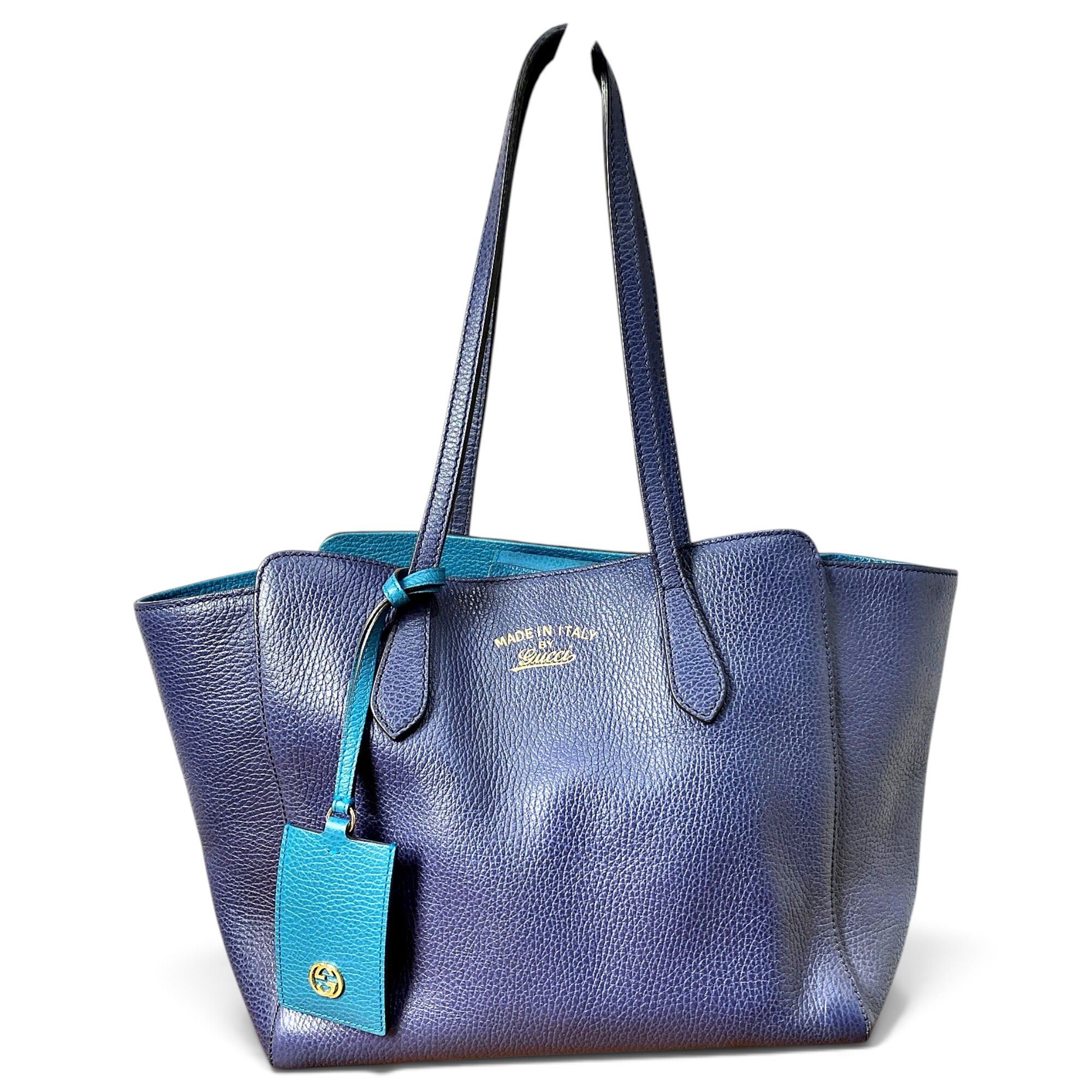 Swing leather tote