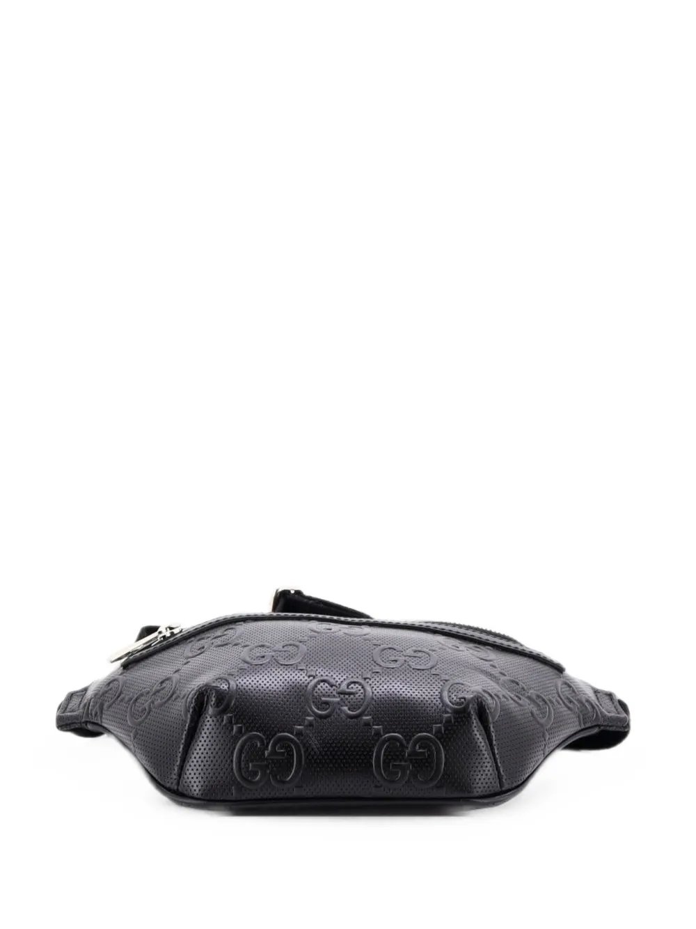 GG Embossed Perforated Leather Small belt bag