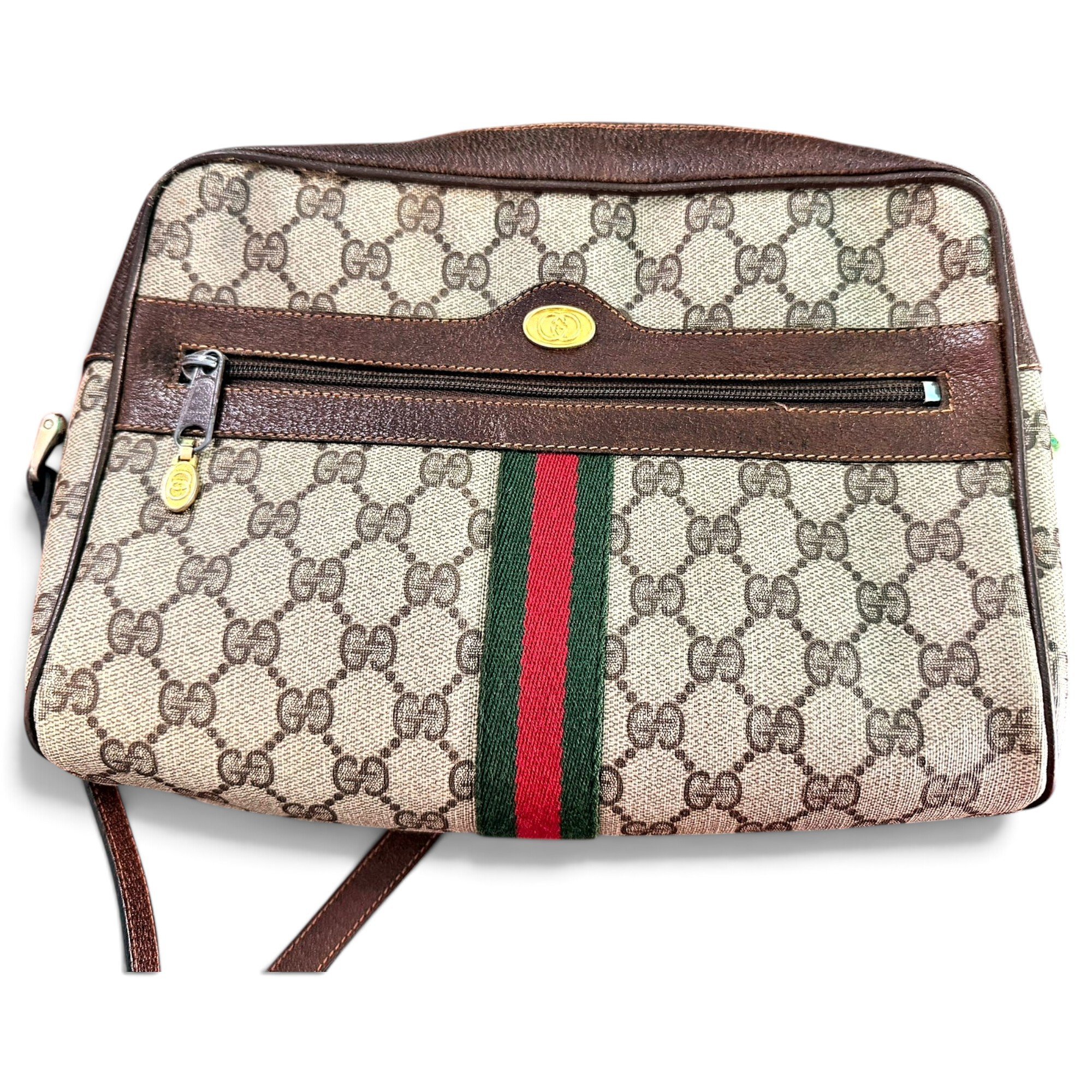 Ophidia GG Supreme leather handbag