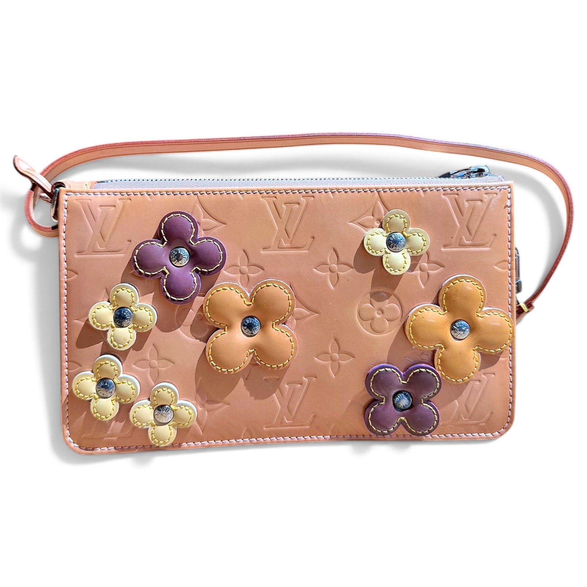 Patent leather handbag