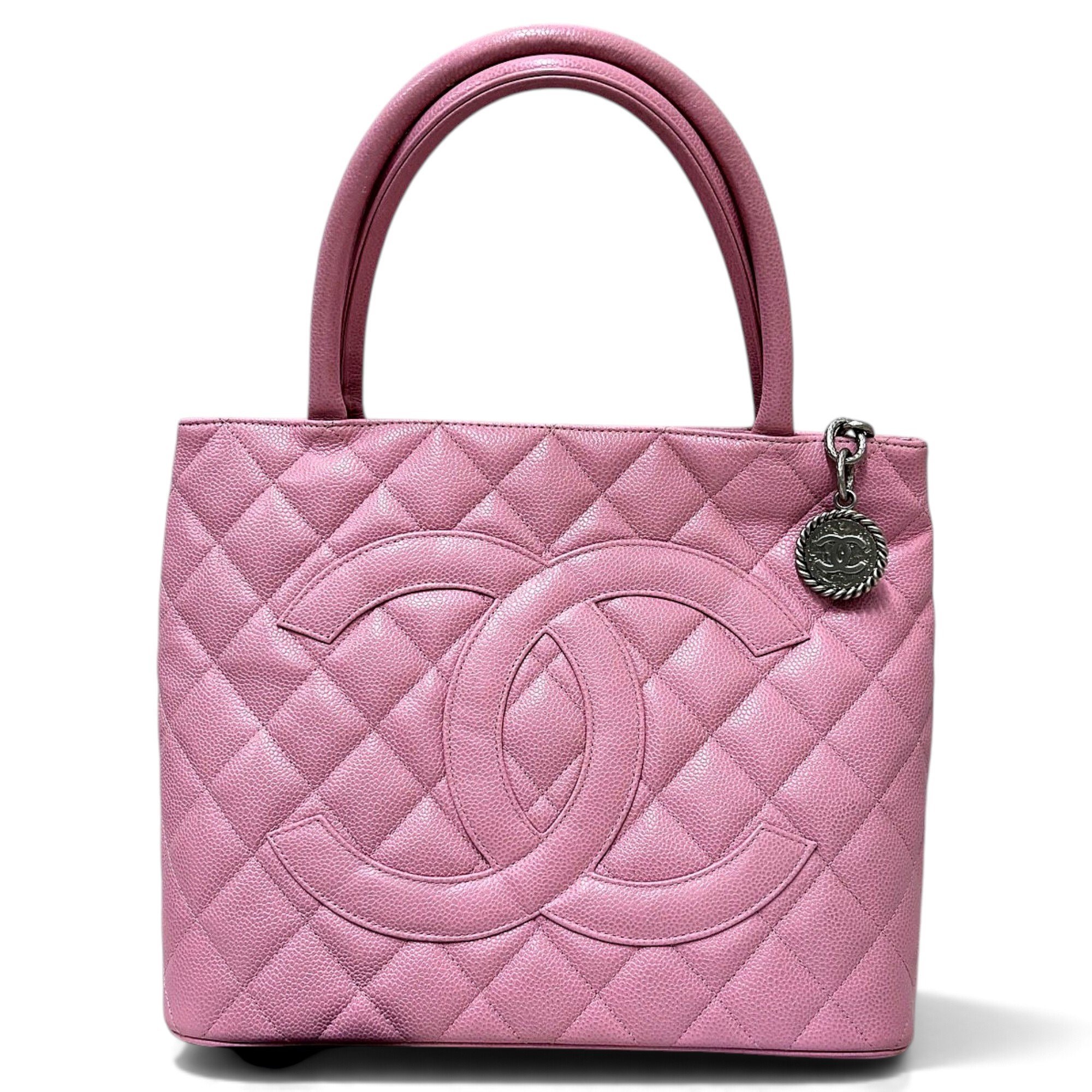 Médaillon leather tote
