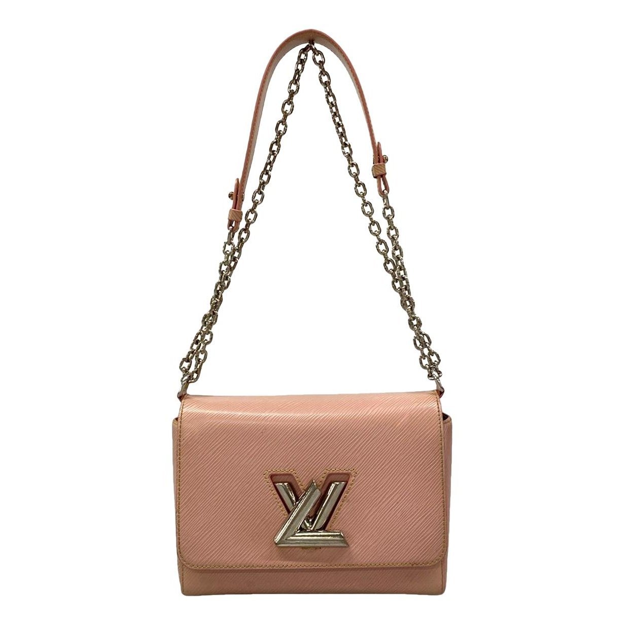 Twist leather handbag
