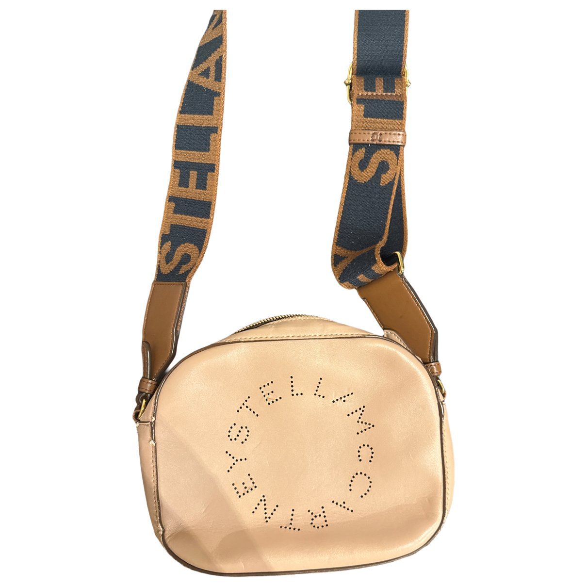 Logo leather crossbody bag