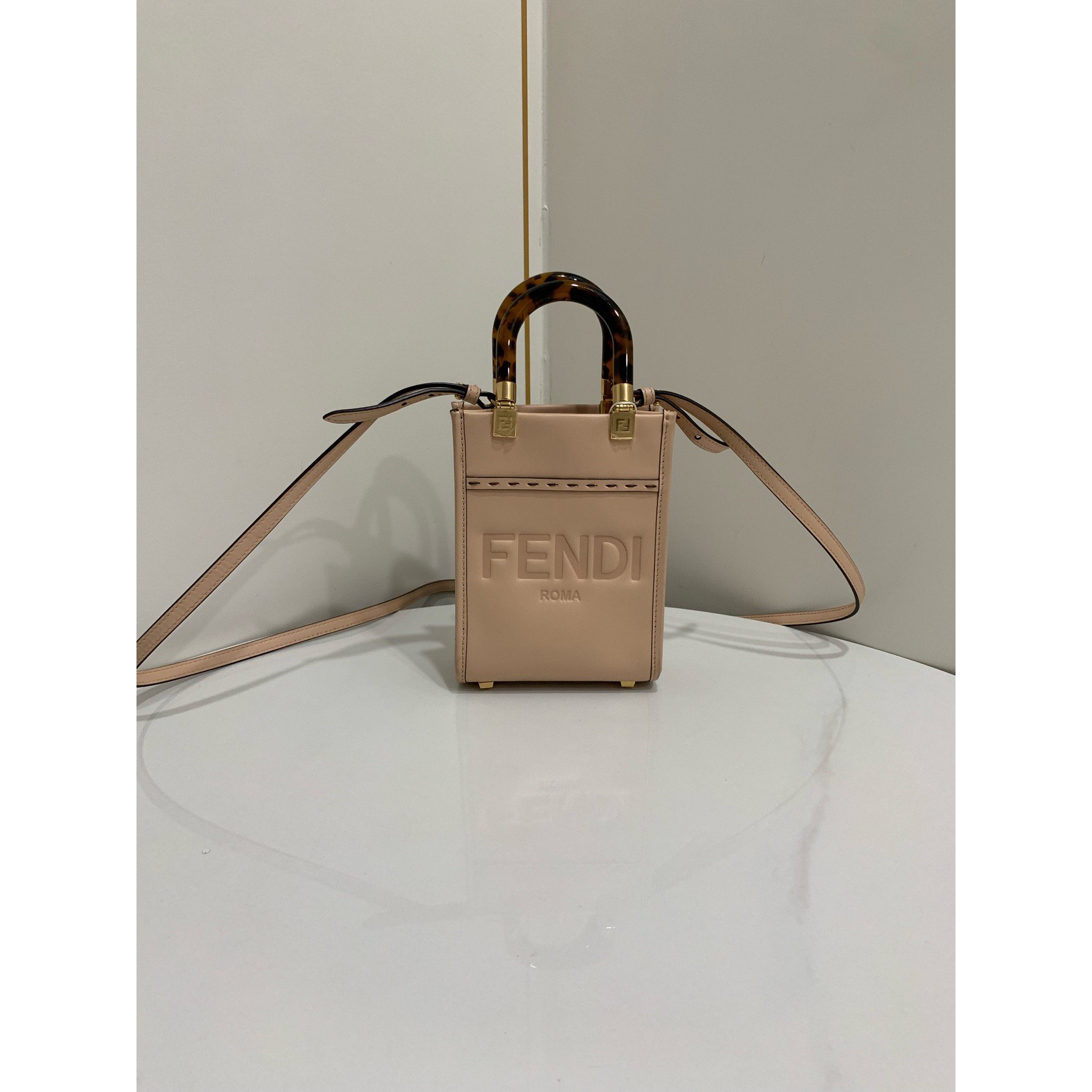 Leather handbag