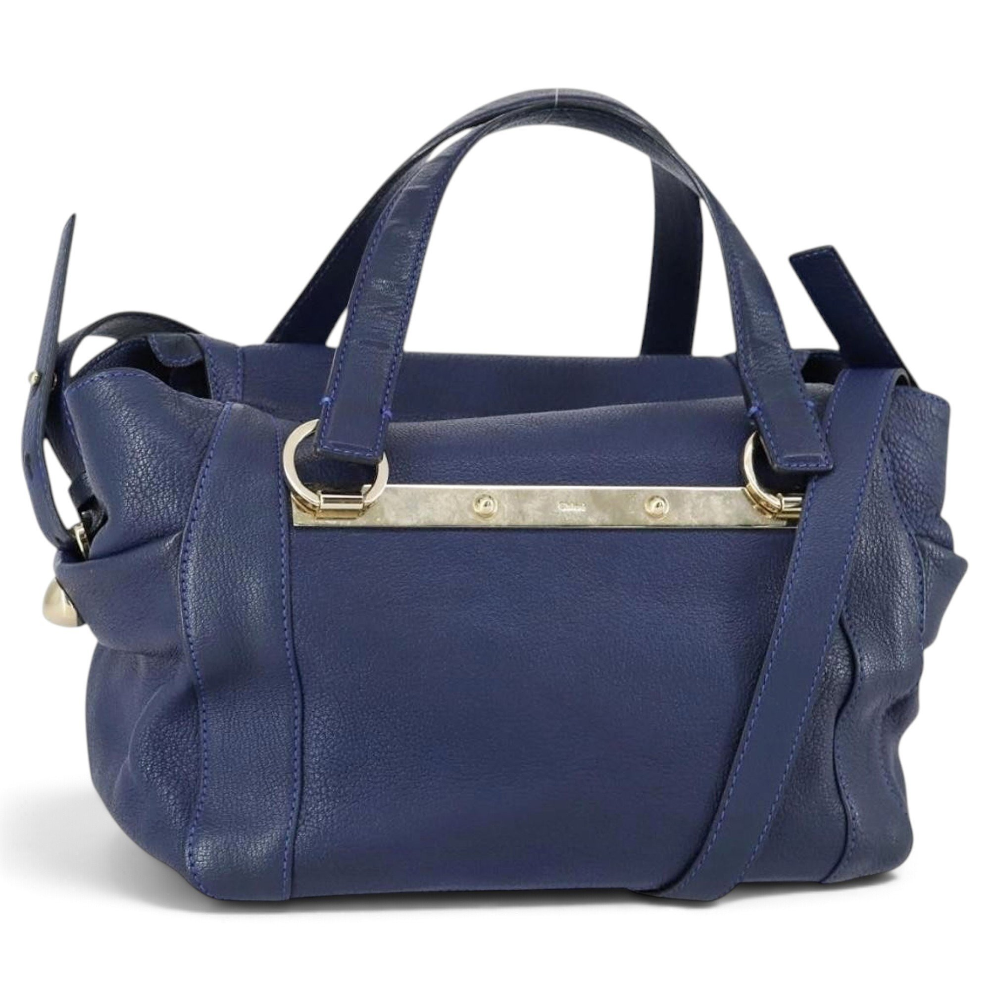 C leather handbag