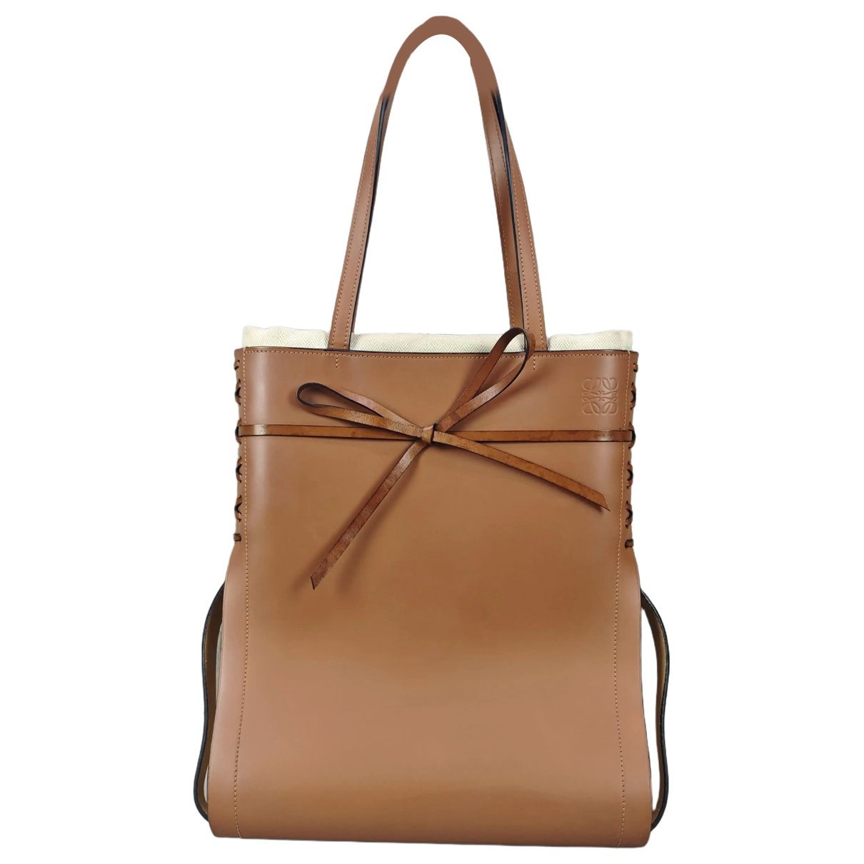 Leather tote
