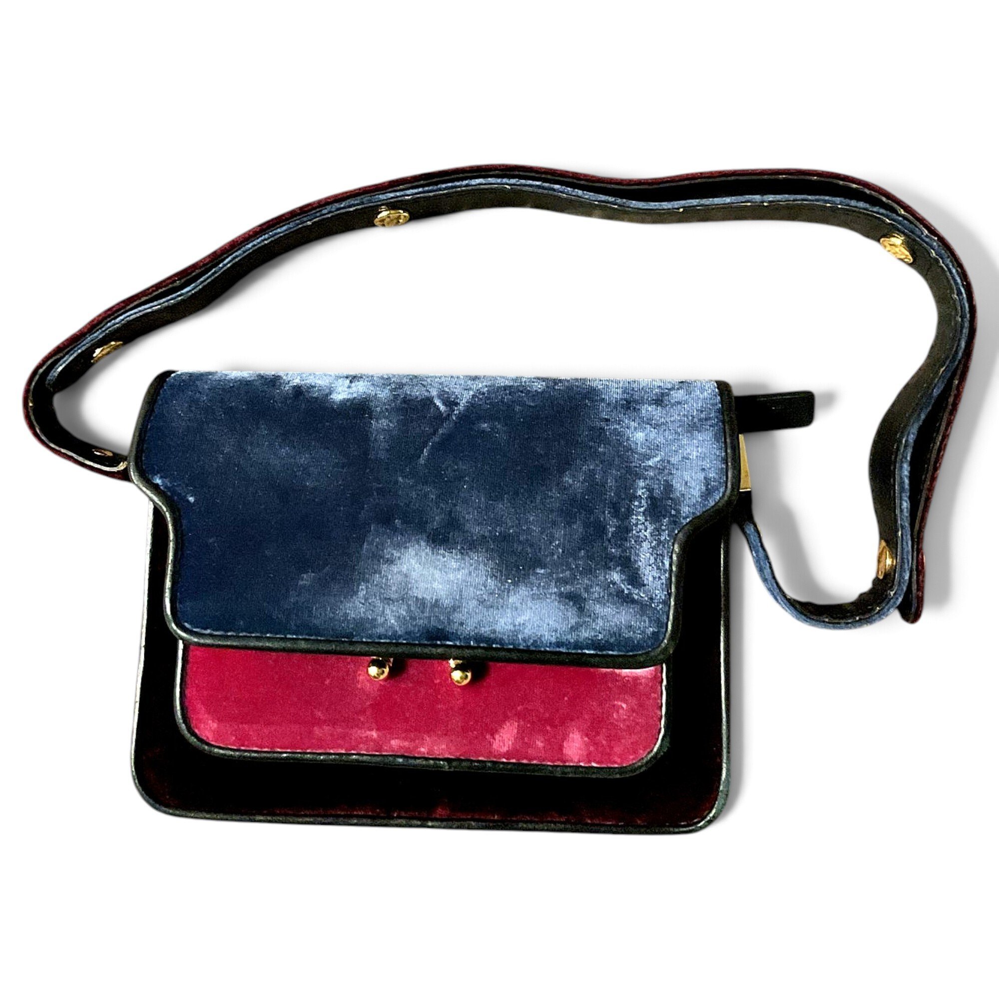 Marni Trunk velvet handbag