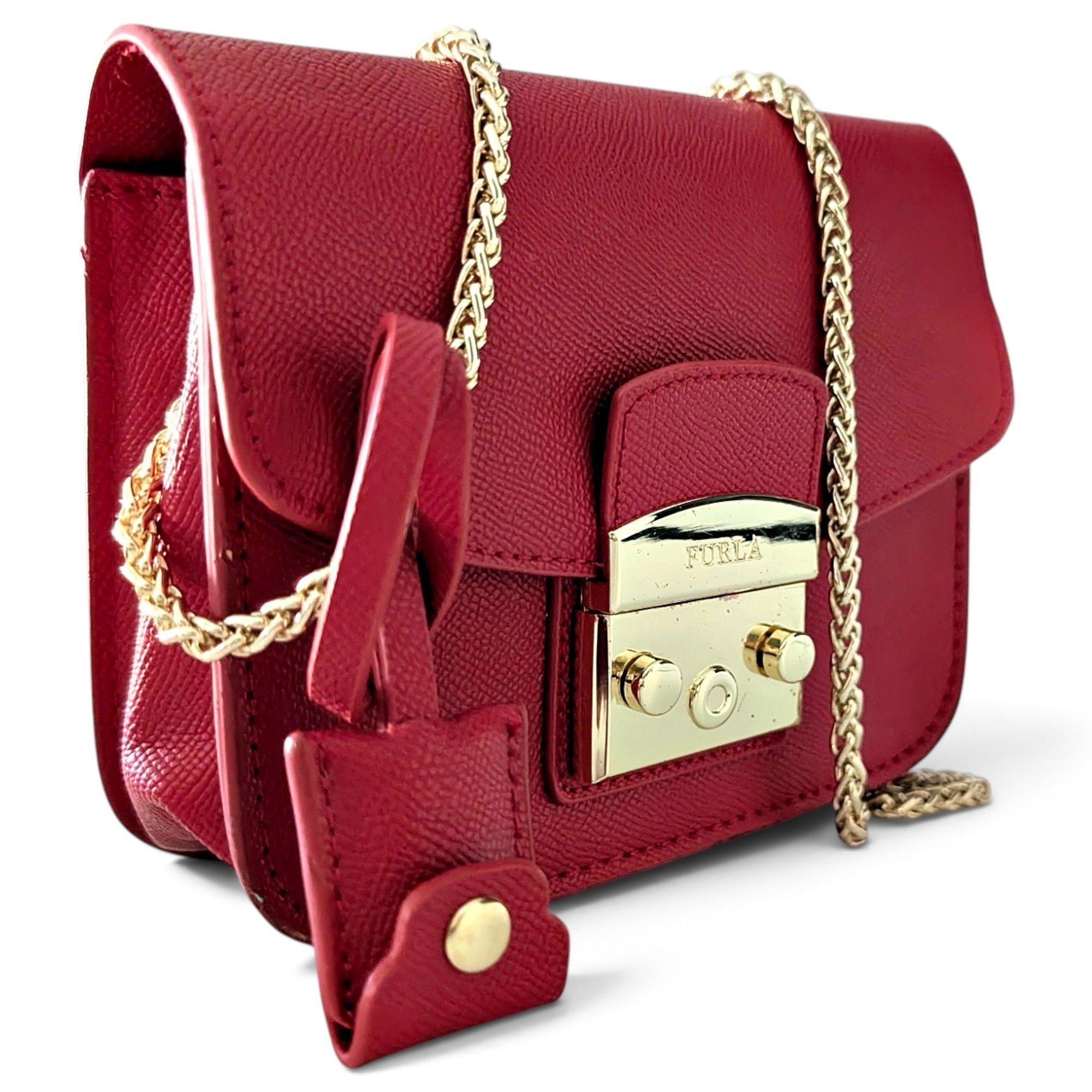 Metropolis leather crossbody bag