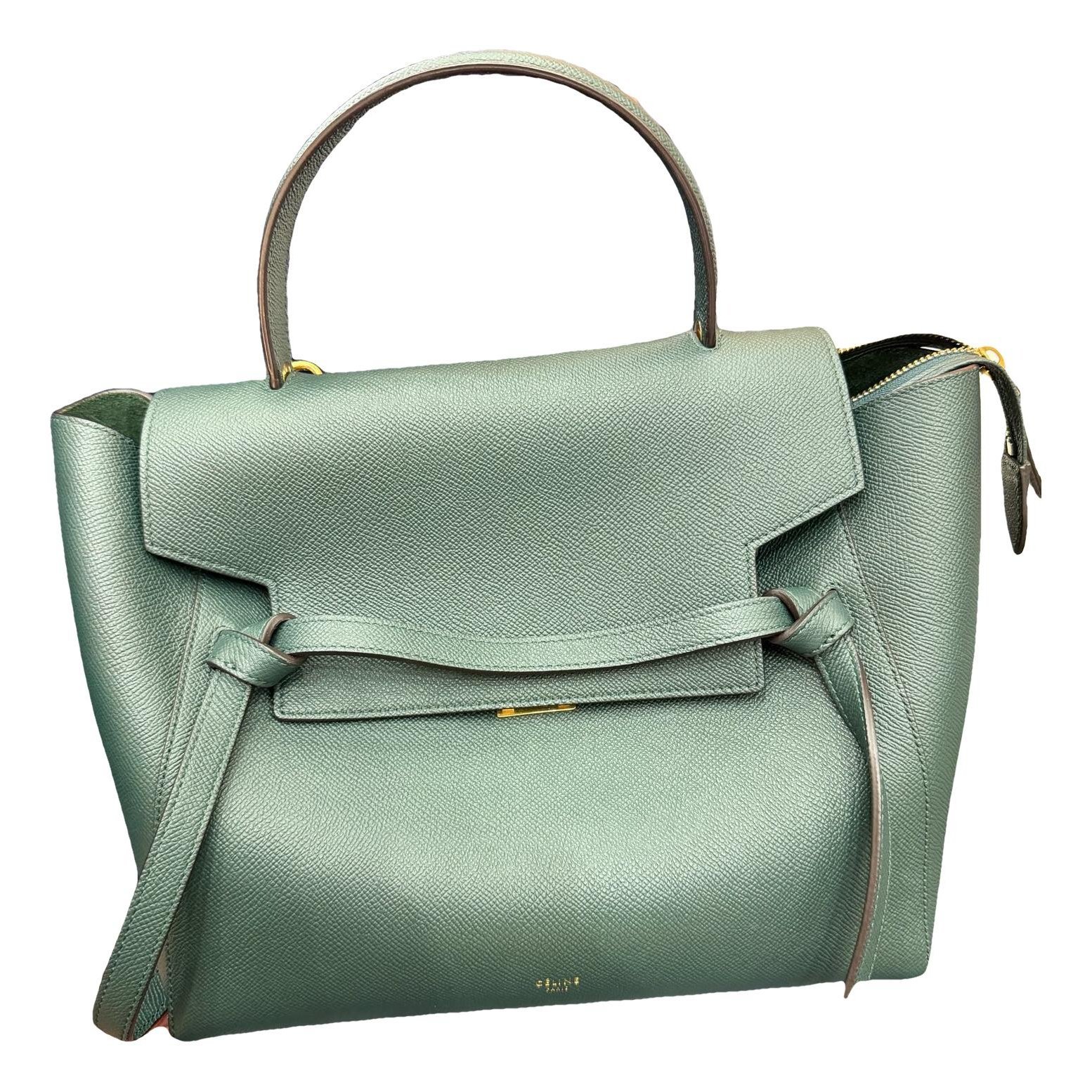 Belt leather handbag