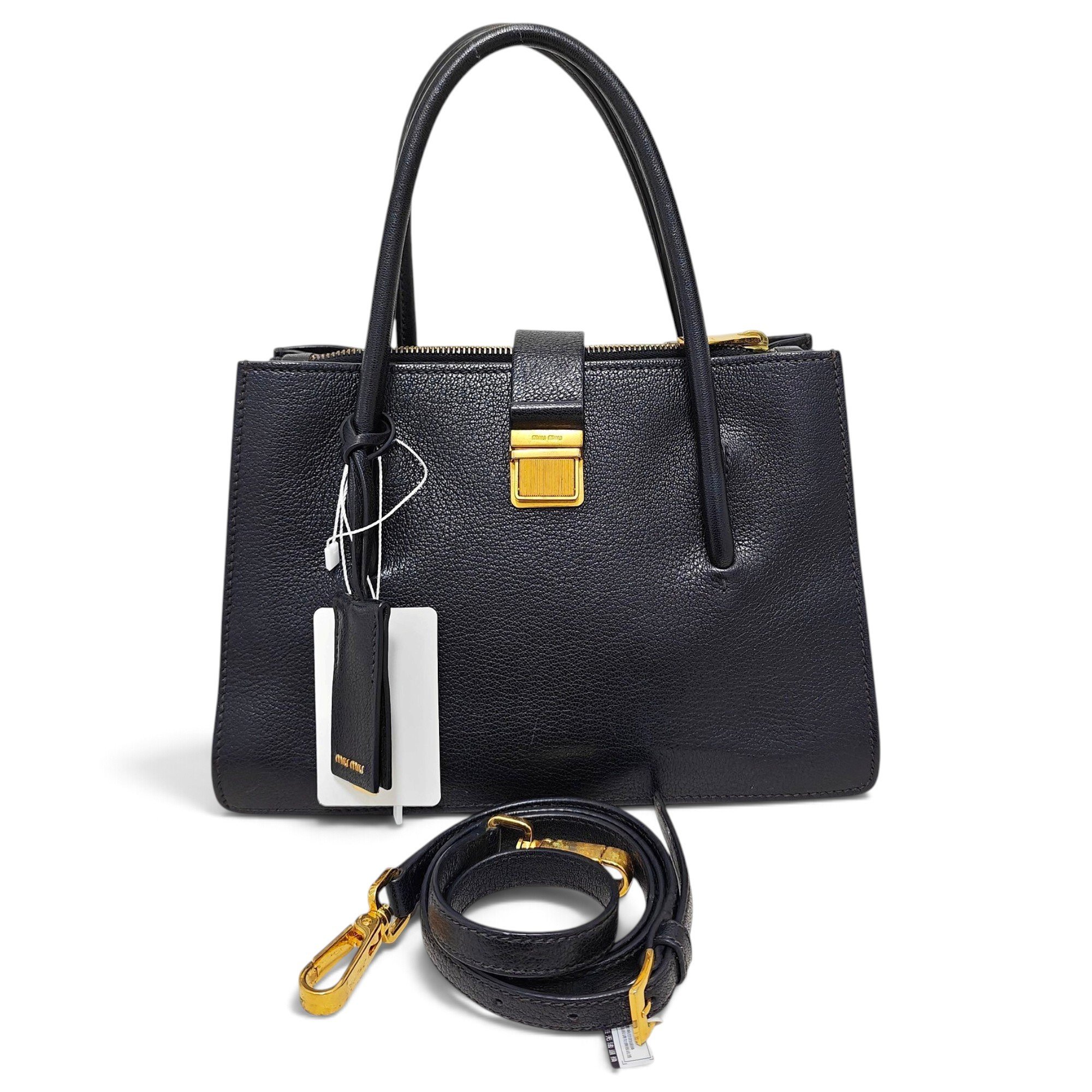 Leather handbag