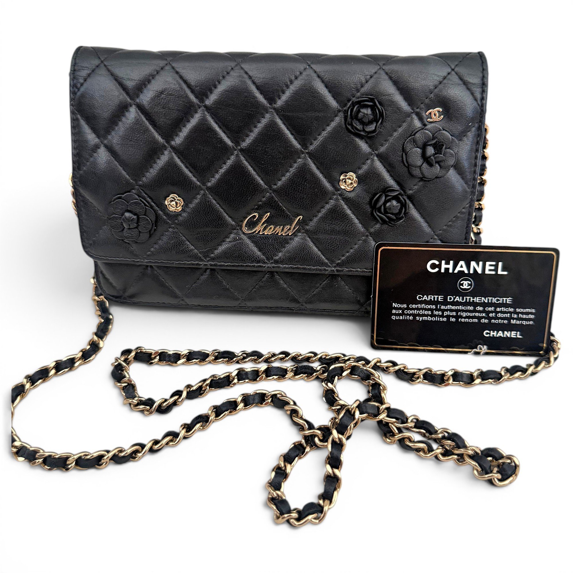Wallet On Chain Timeless/Classique leather handbag