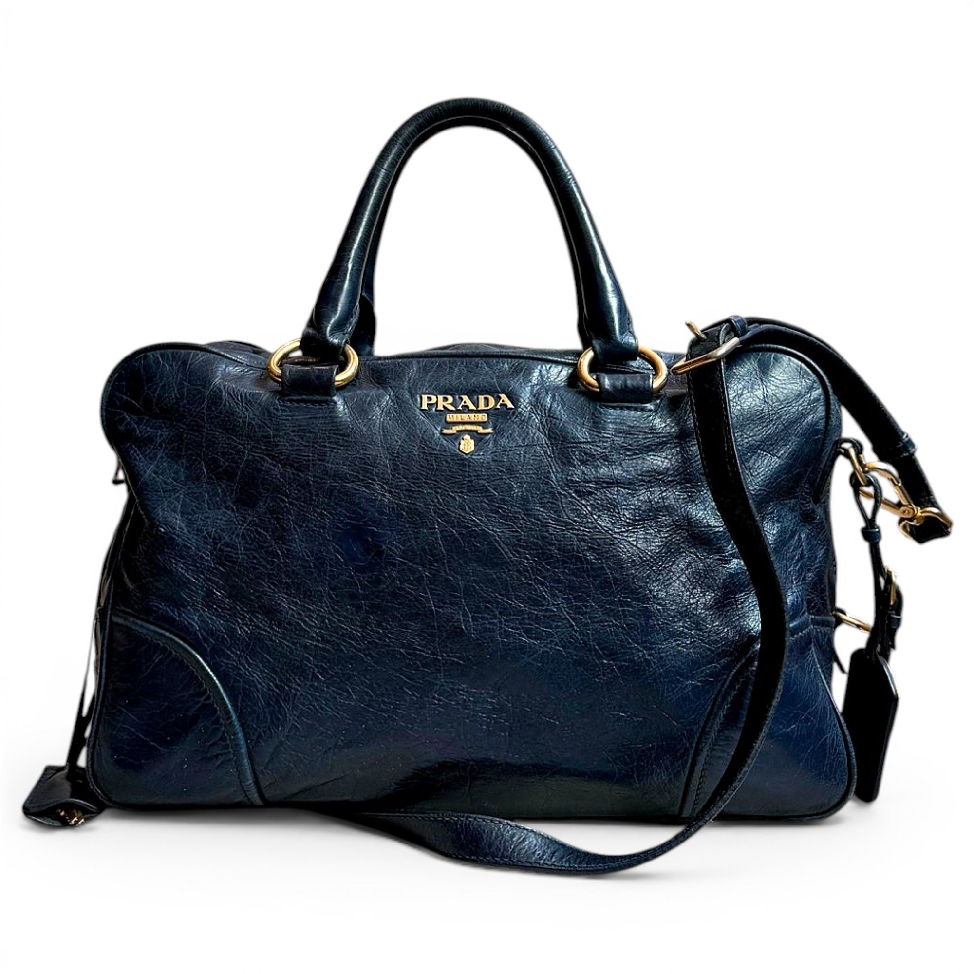 Leather handbag