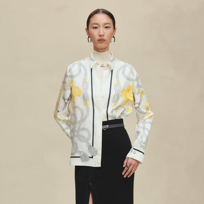 Blanc Nacre "Palefroi Remix" Classic Shirt