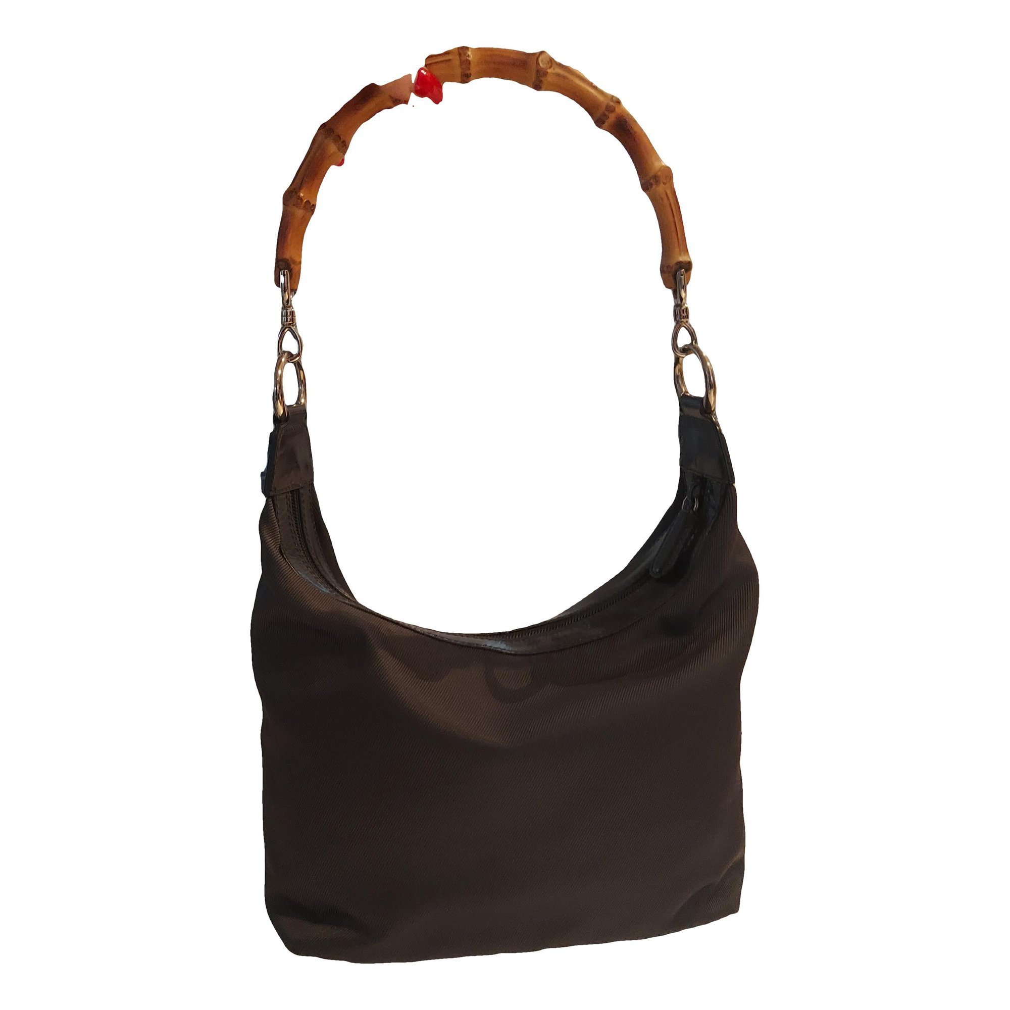Bamboo Top Handle cloth handbag