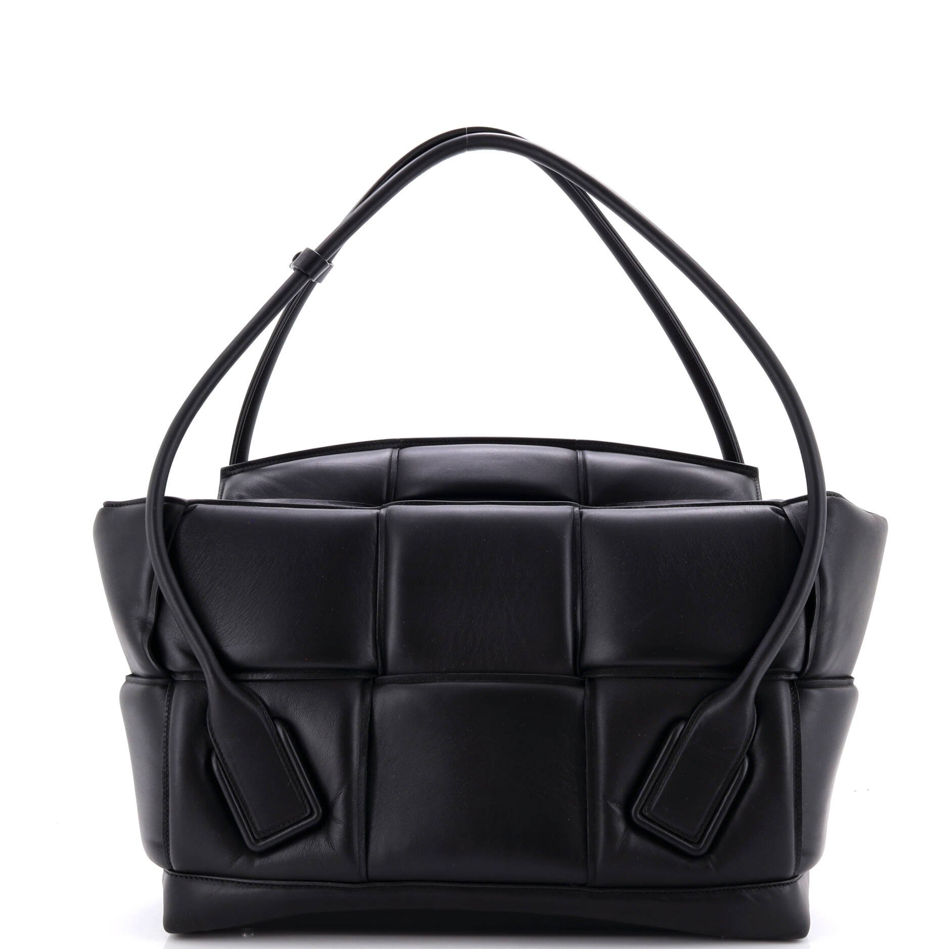 Arco Bag Padded Maxi Intrecciato Leather Large