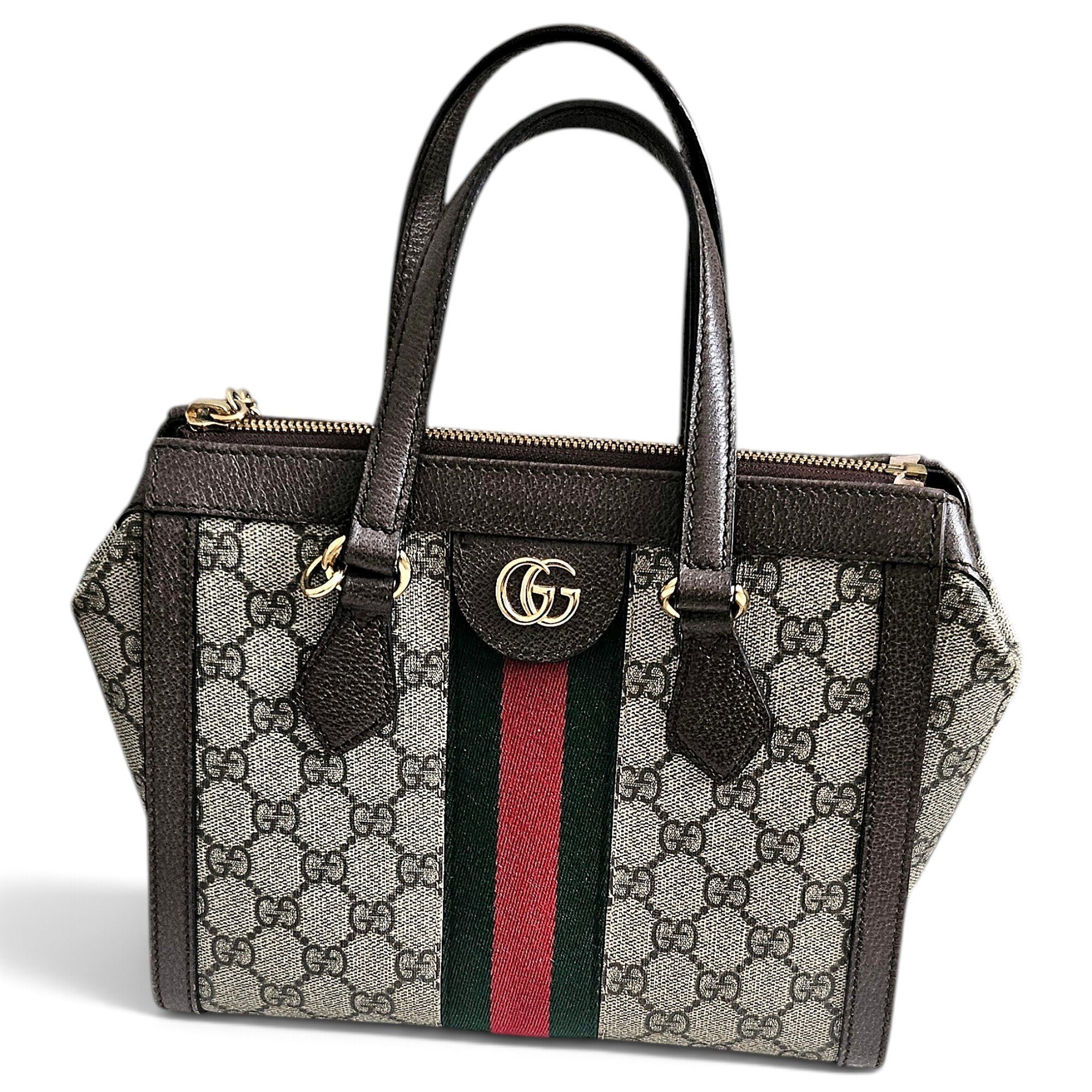 Ophidia leather handbag