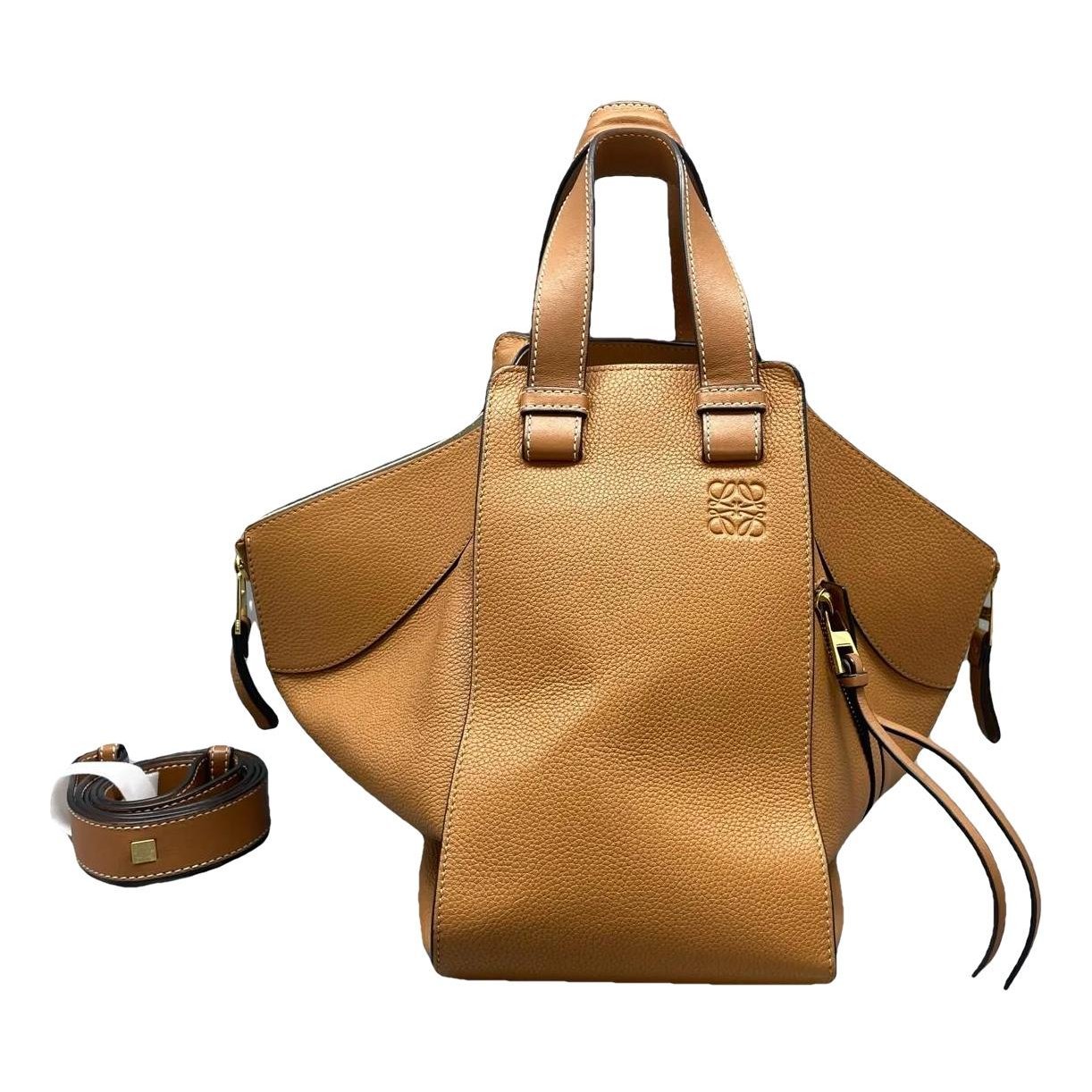 Hammock leather handbag