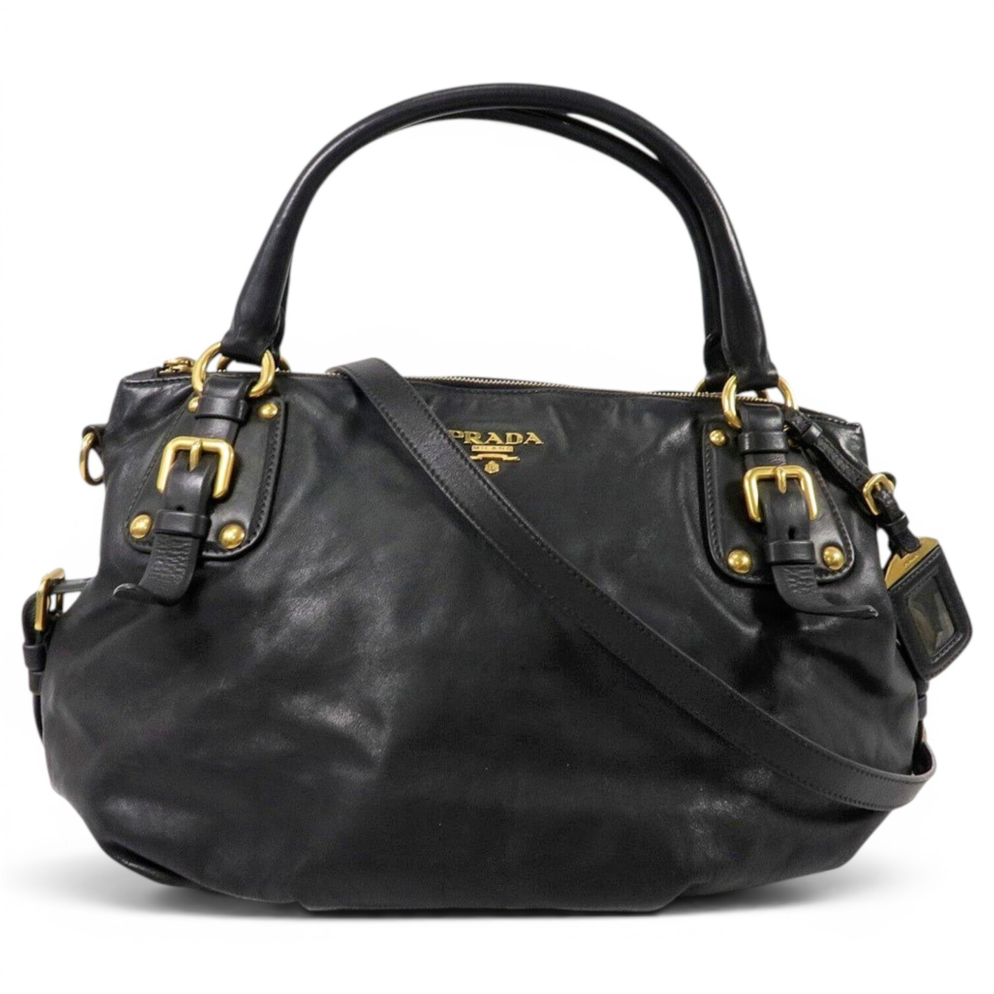 Leather handbag