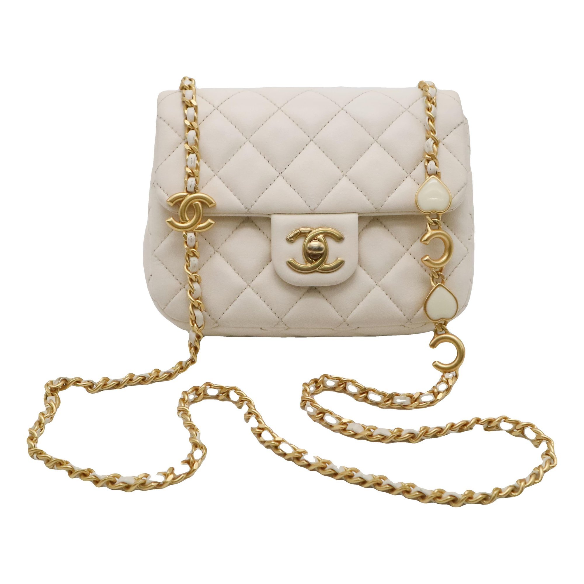 Trendy CC Flap leather handbag