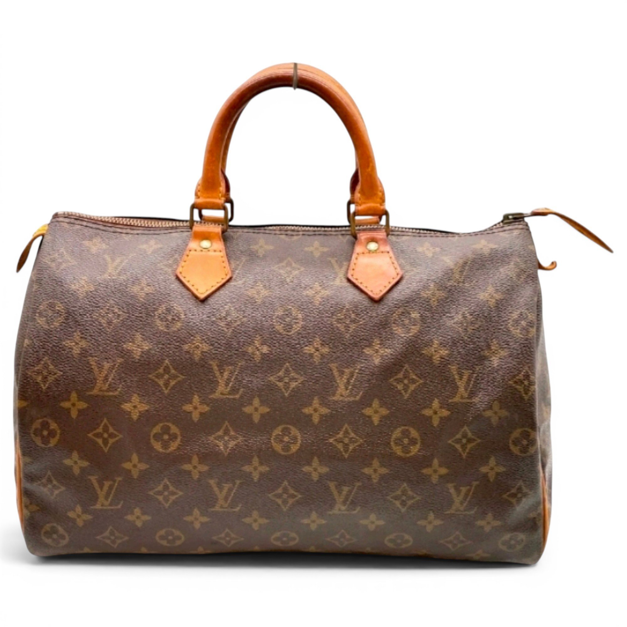 Speedy leather handbag