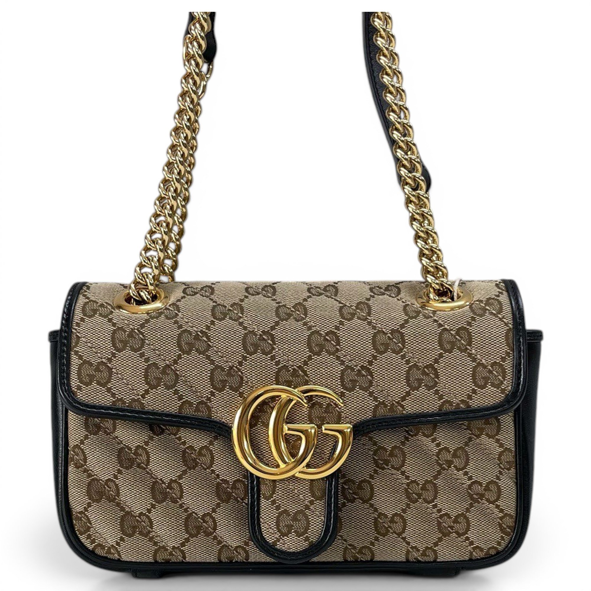 GG Marmont Flap leather handbag