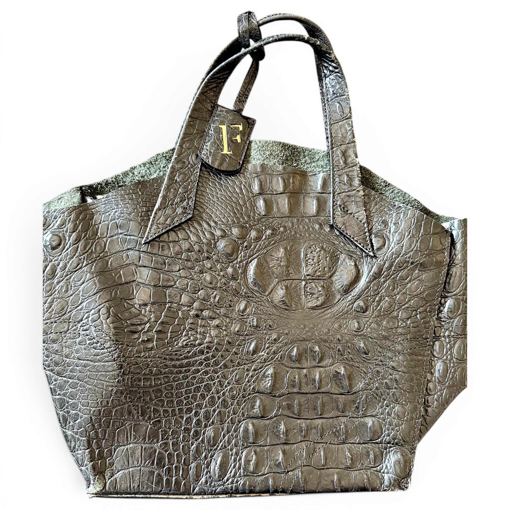 Leather handbag
