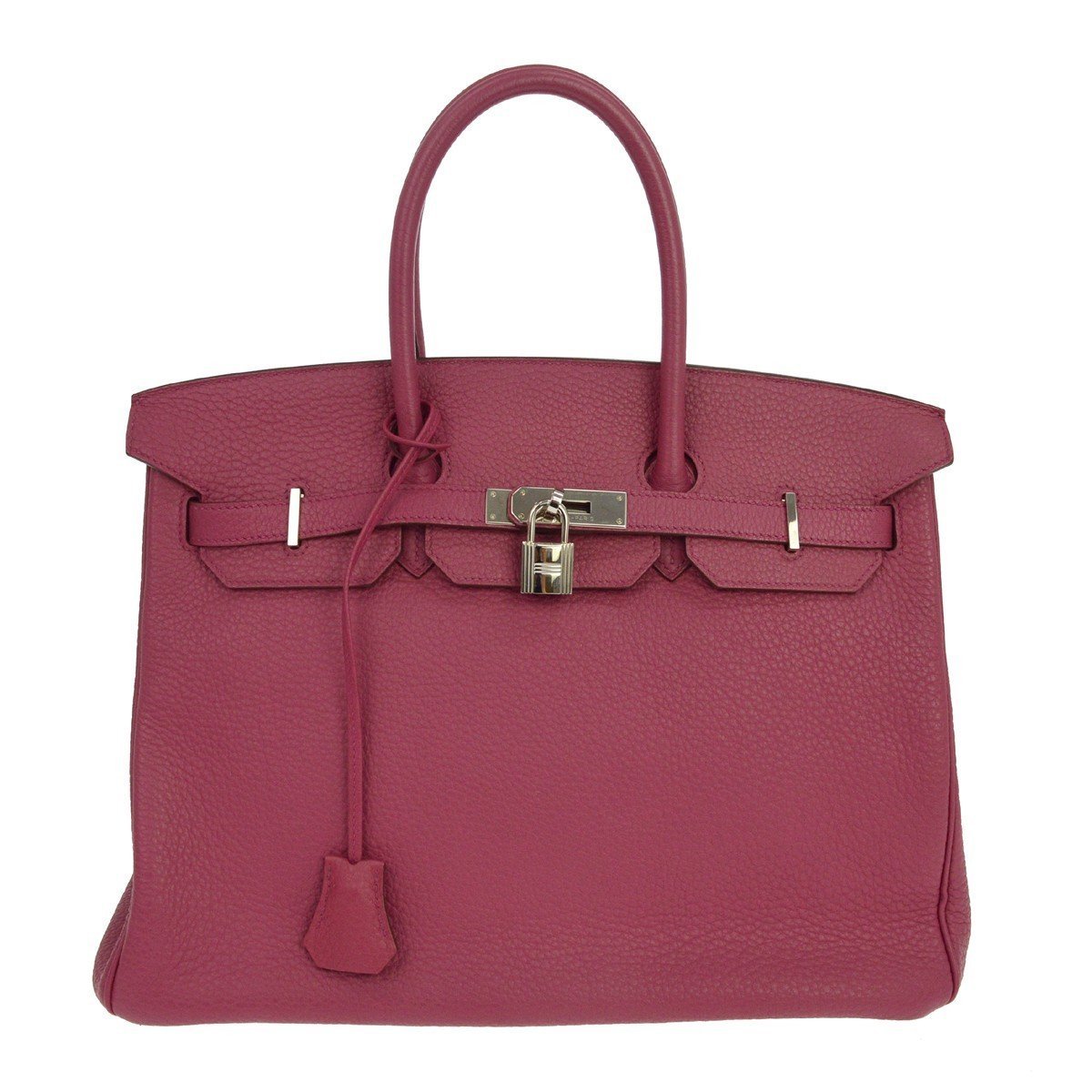 Birkin Shadow leather handbag
