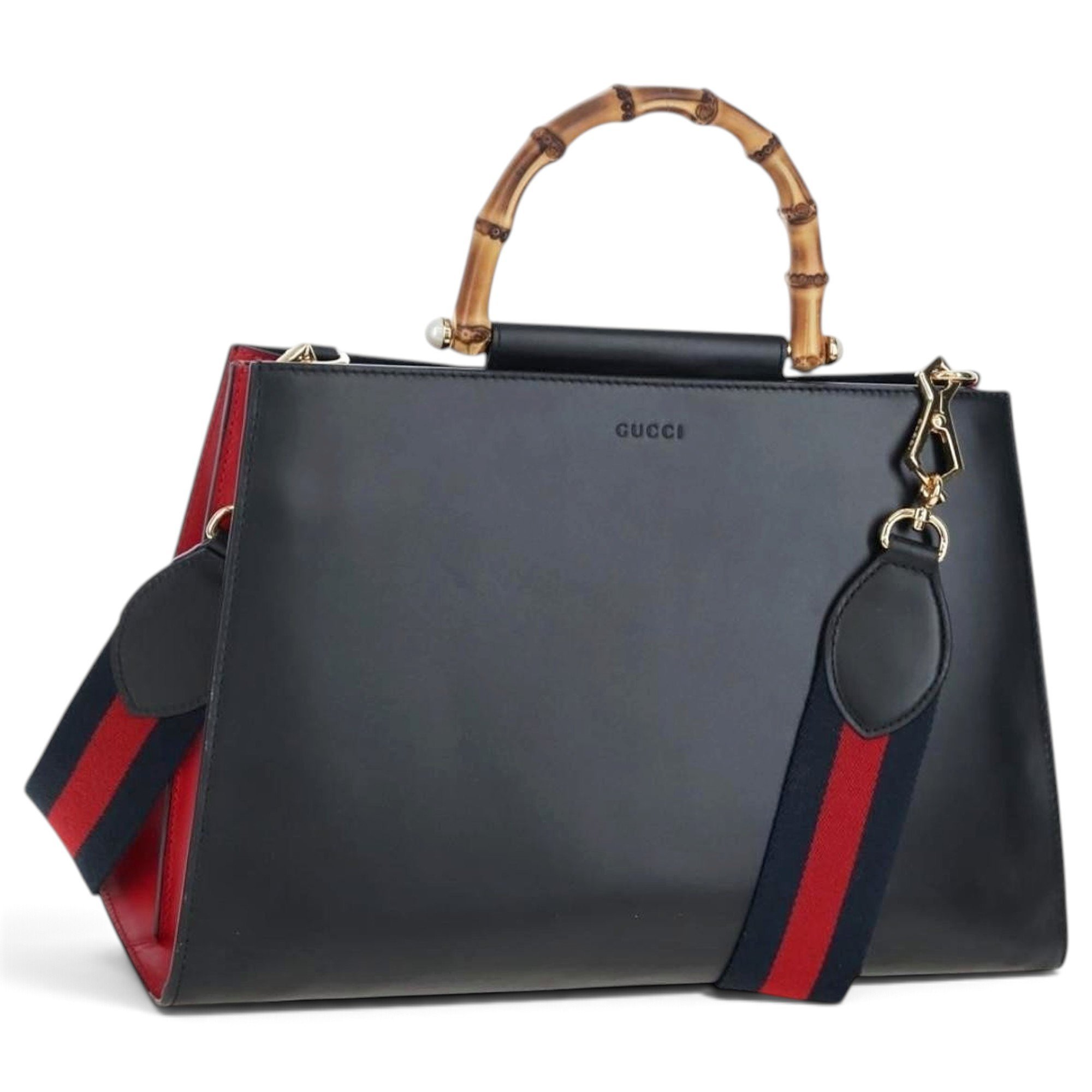Gucci B leather handbag