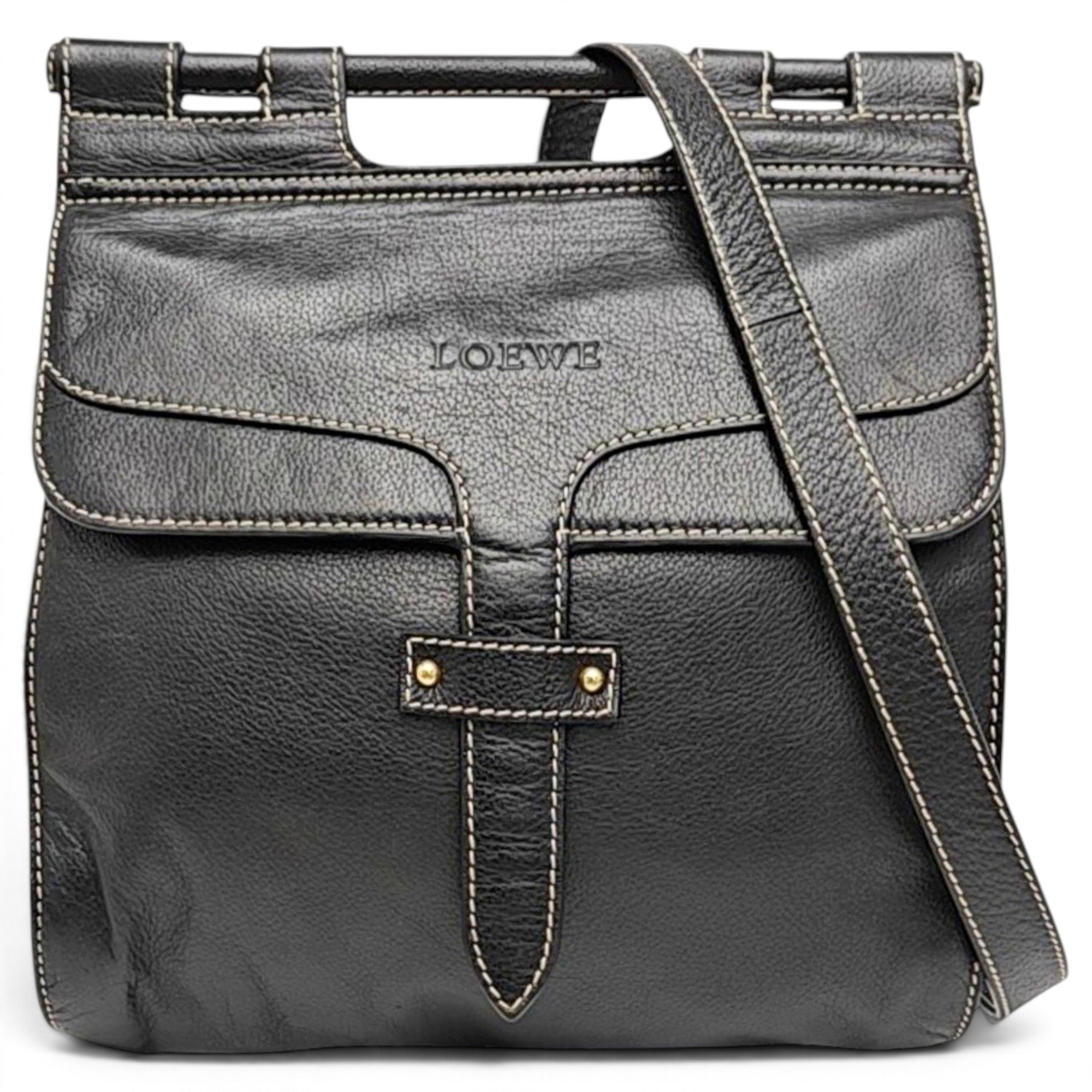 Leather handbag