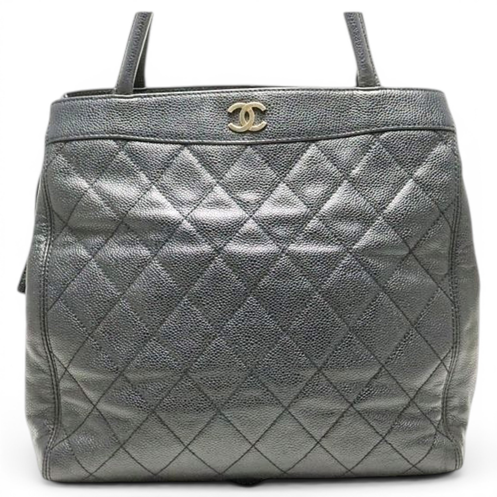 Leather tote