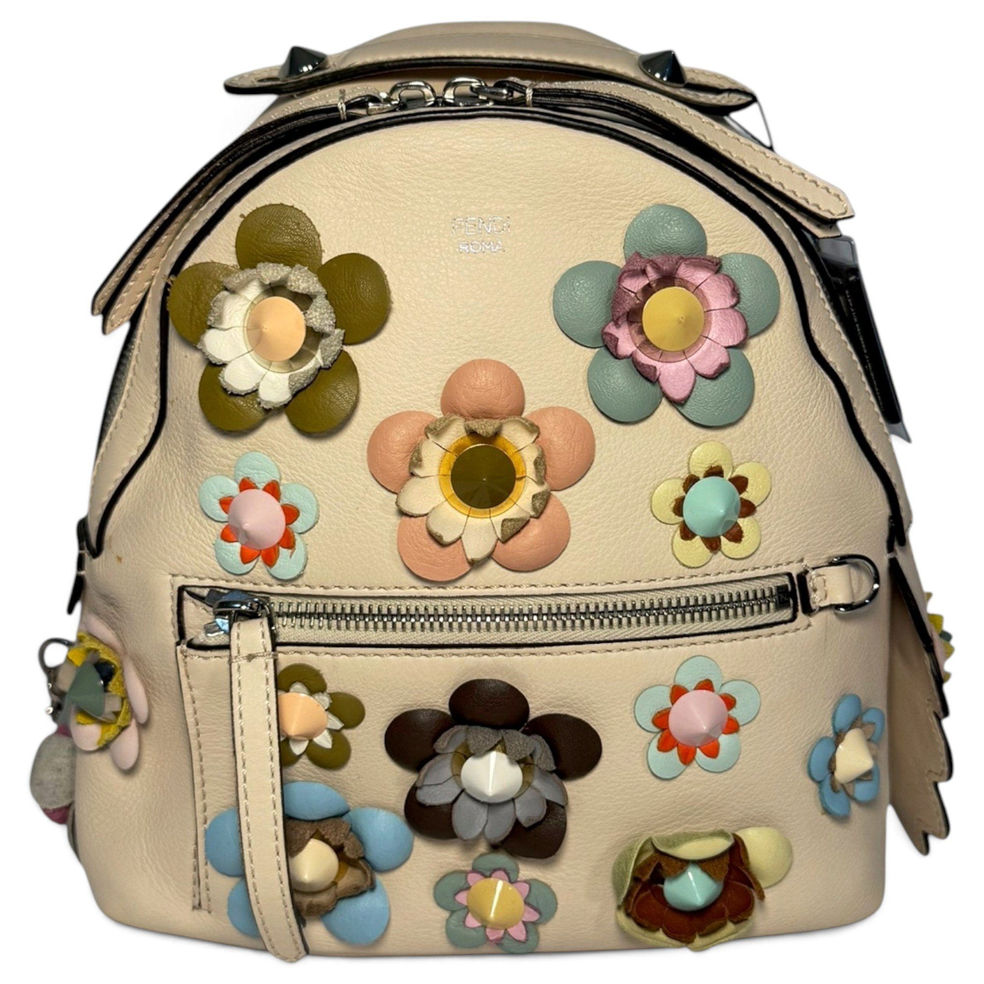 Leather backpack