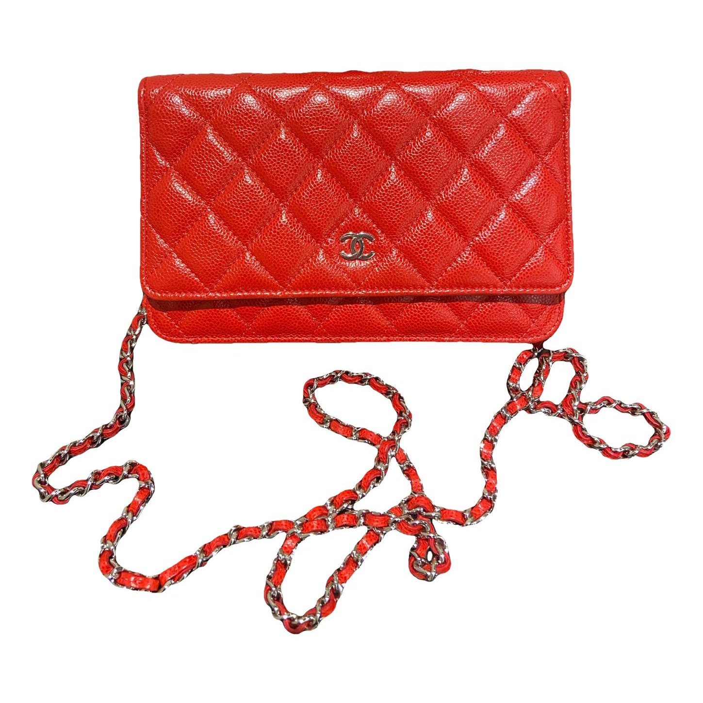 Wallet On Chain Timeless/Classique leather crossbody bag