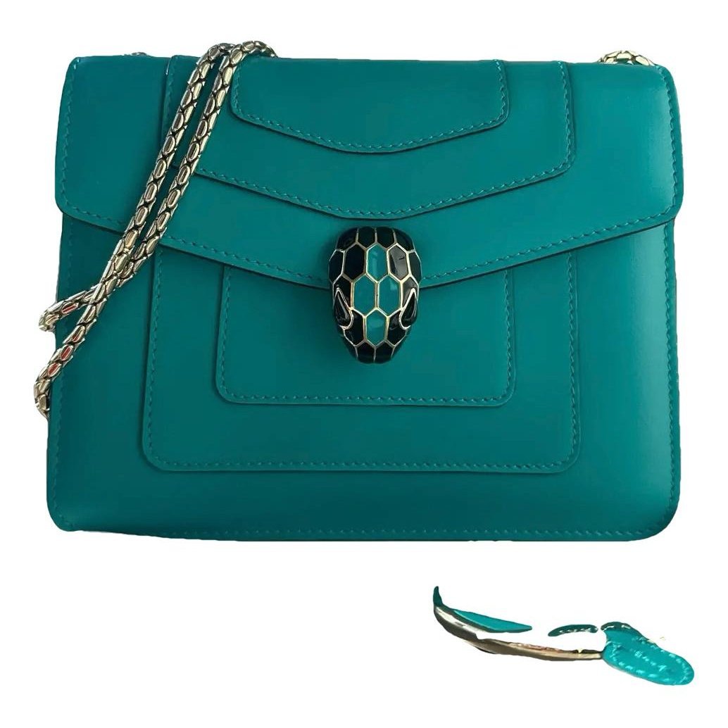 Bvlgari Serpenti leather handbag