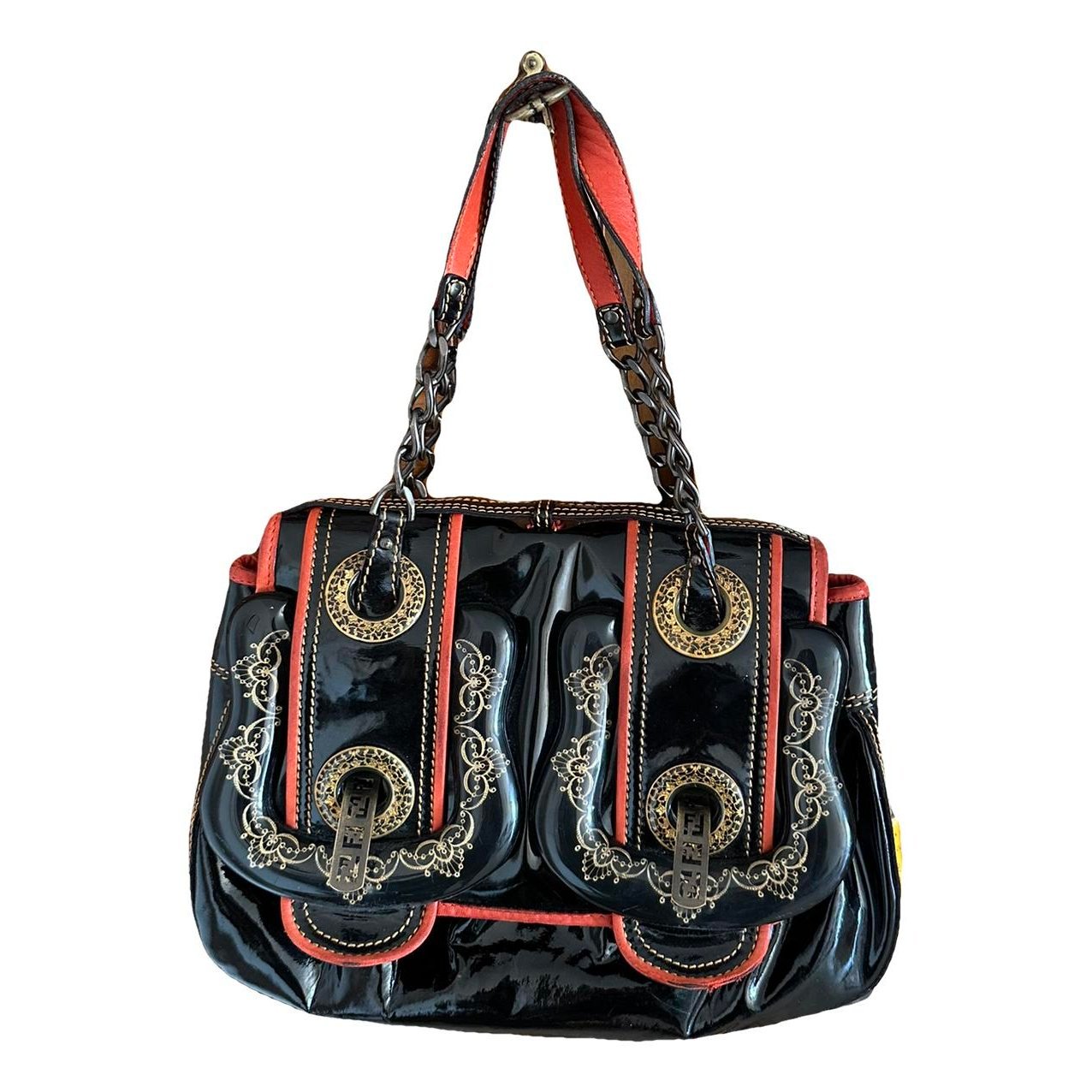 Bag patent leather handbag