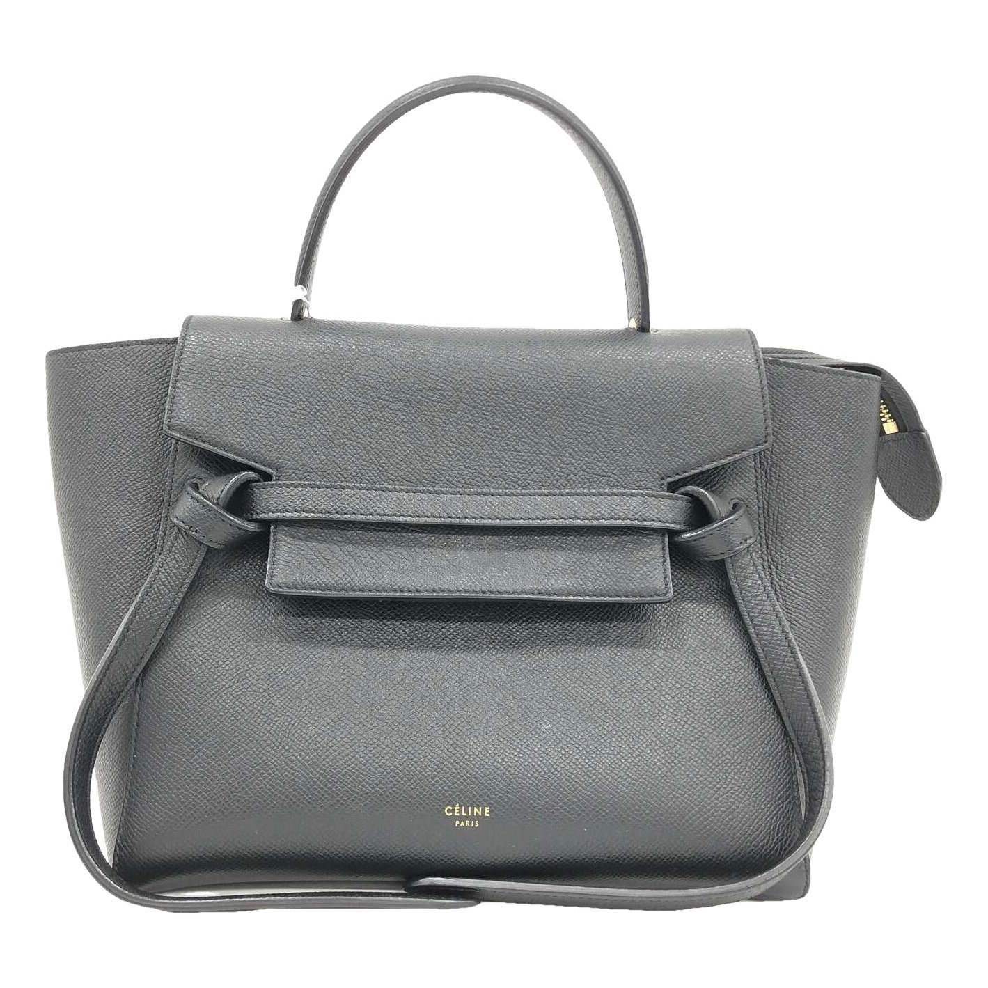 Belt leather handbag