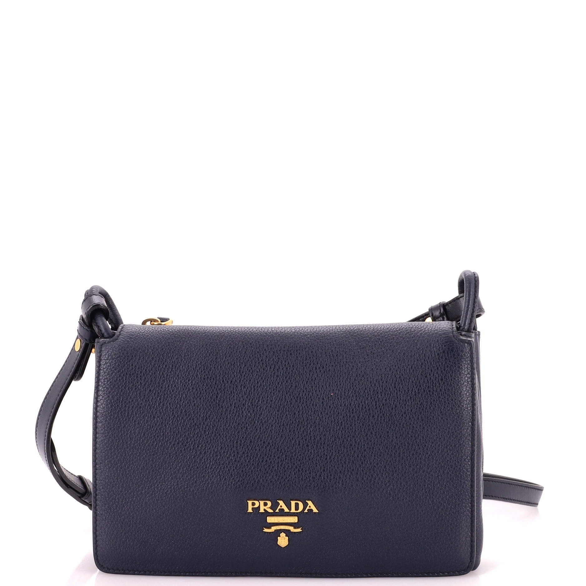 Flap Crossbody Bag Vitello Daino Medium