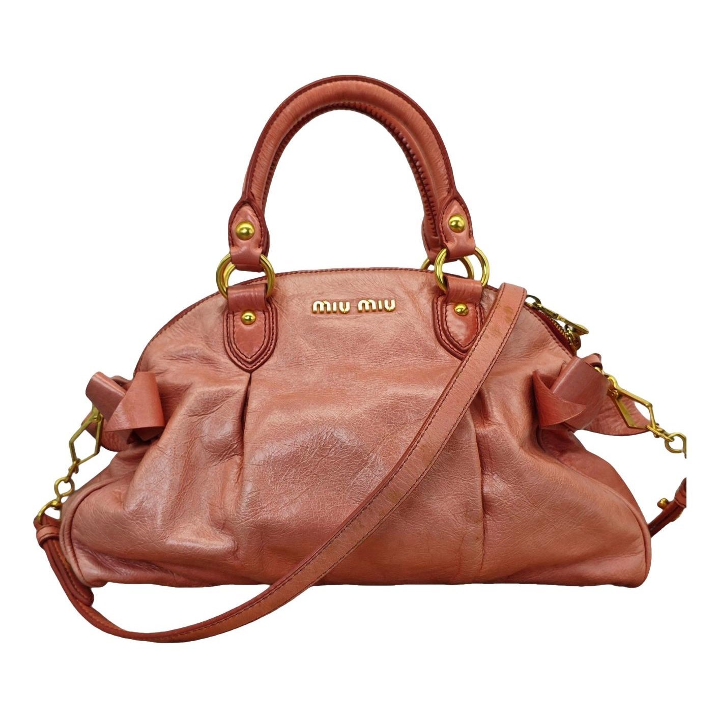 Leather handbag