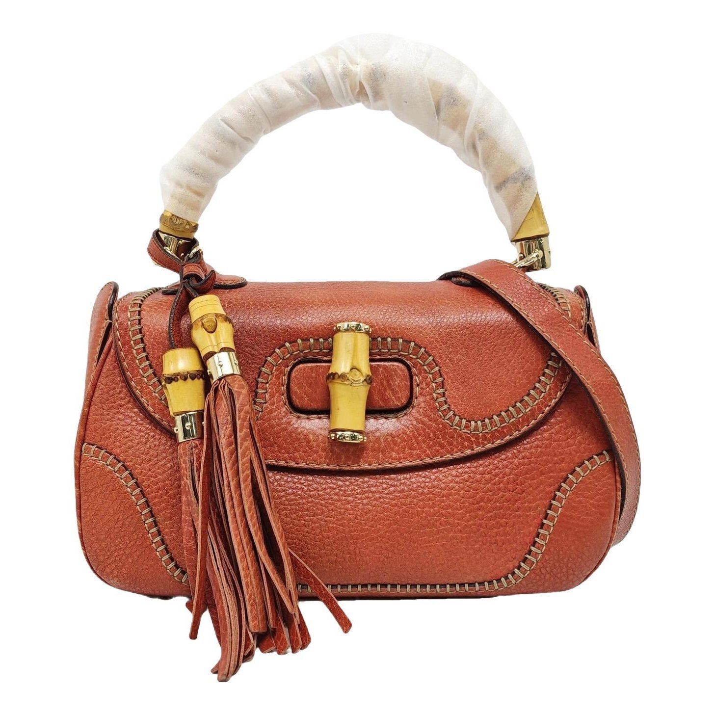 Leather handbag
