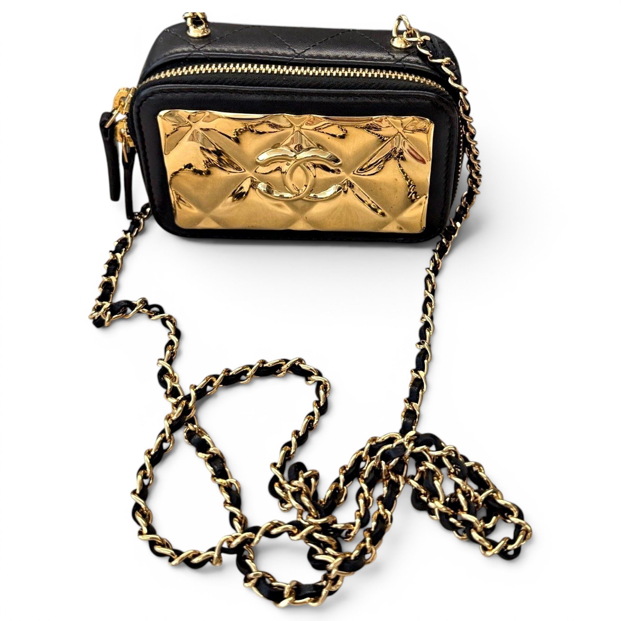 Vanity leather mini bag