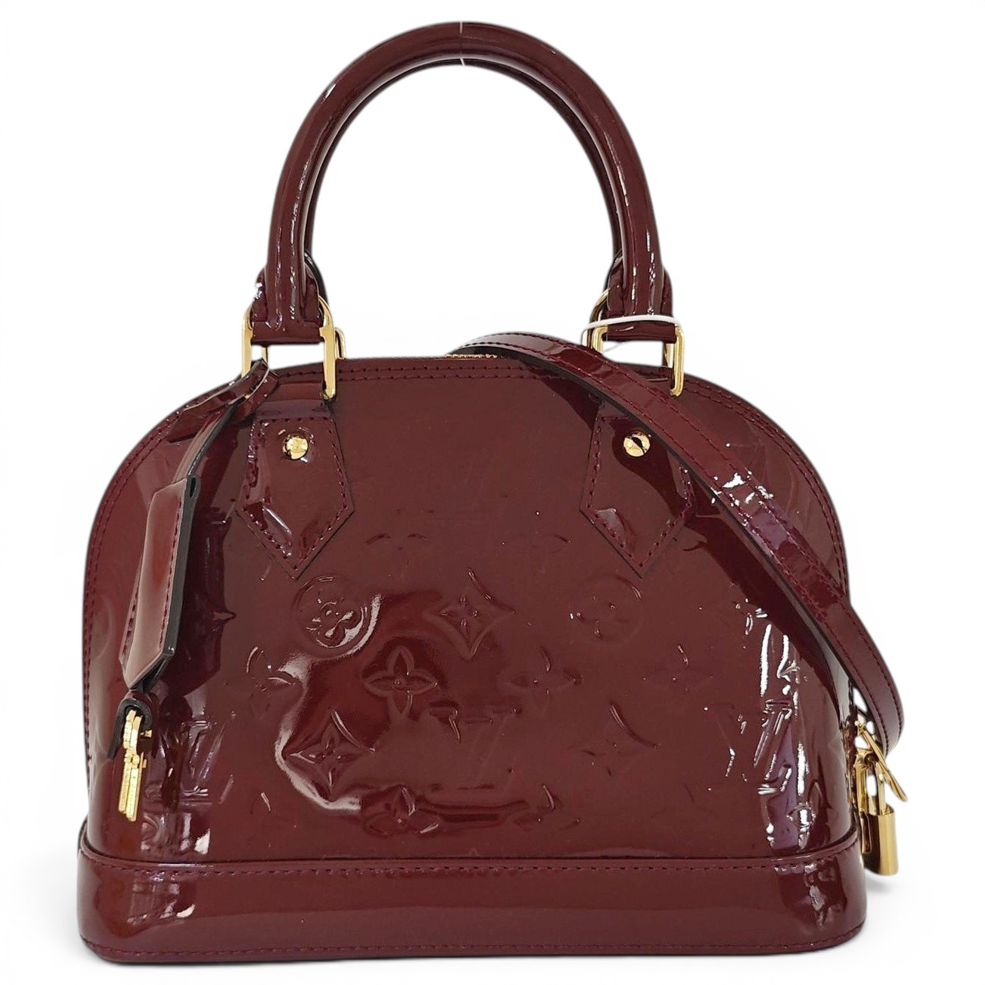 Alma patent leather handbag
