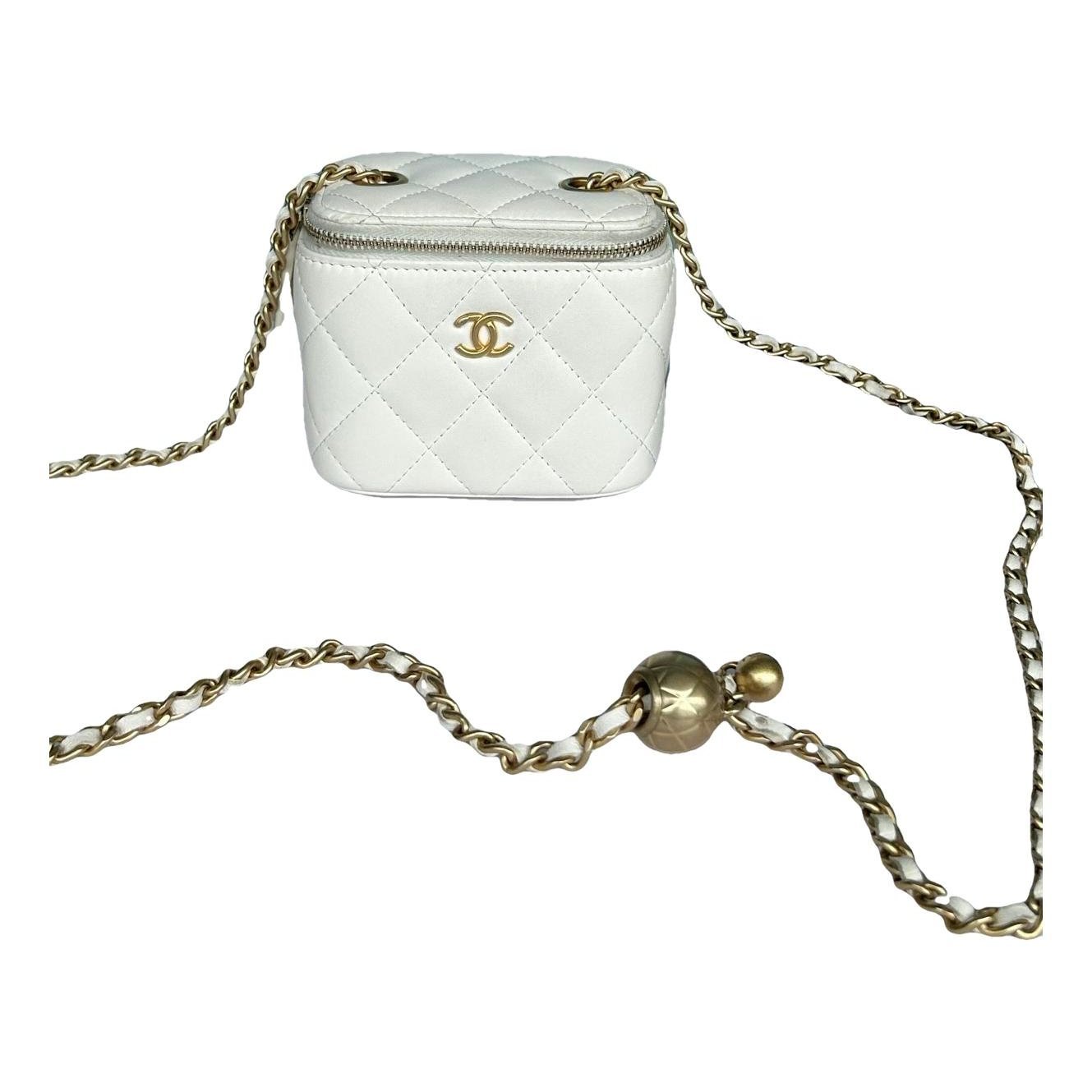 Trendy CC Vanity leather handbag