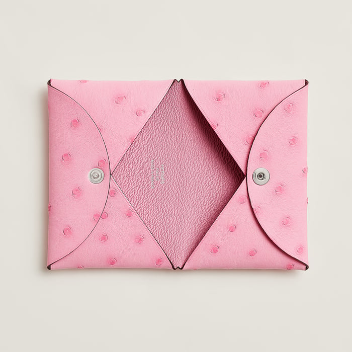 Rose Bubblegum Calvi Card Holder